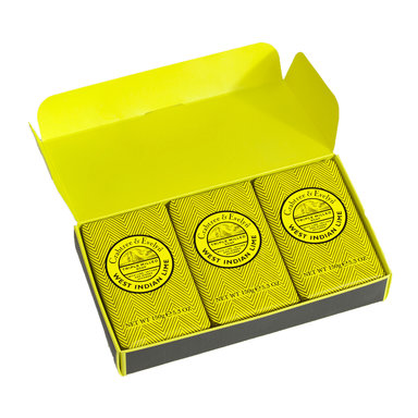 West Indian Lime Tripple Milled Soap Set 3x150g