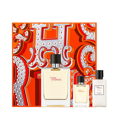 Presentförpackning Fêtes en Hermès Terre d’Hermès EdT