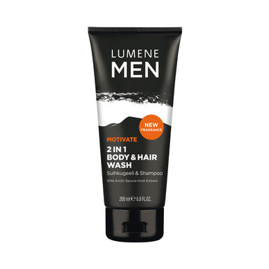 Lumene Men Motivate 2in1 Body&Hair Wash 200 ml