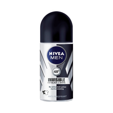 Deo Invisible Black & White Power Roll On 50 ml