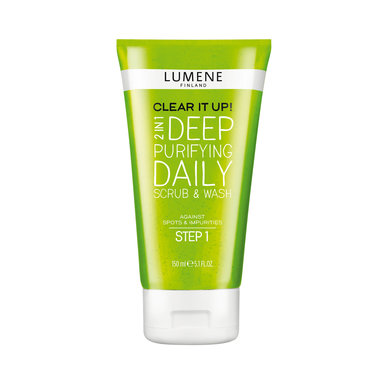 Clear It Up! 2in1 Deep Purifying Daily Scrub & Wash 150 ml