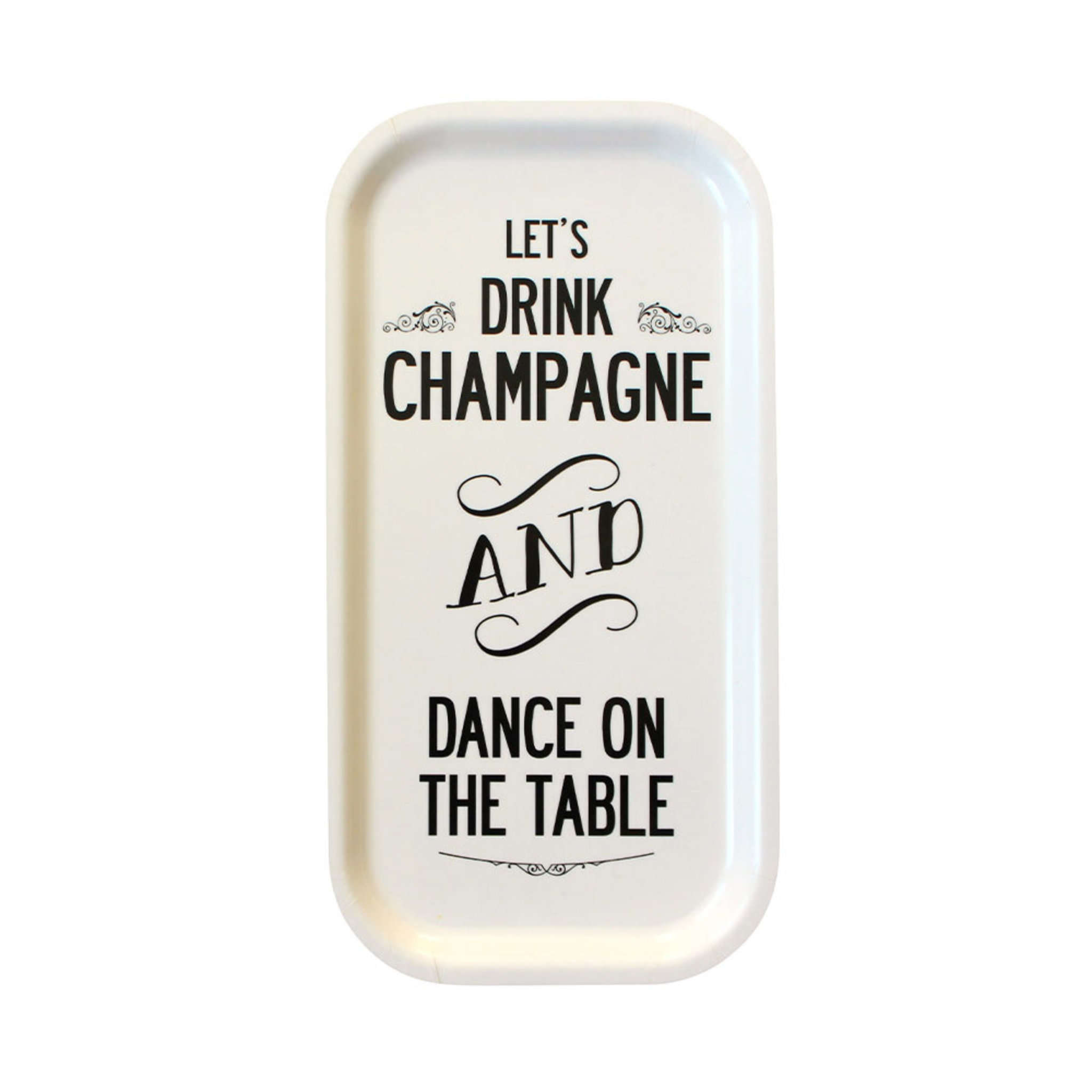 Bricka Champagne 43×22 cm