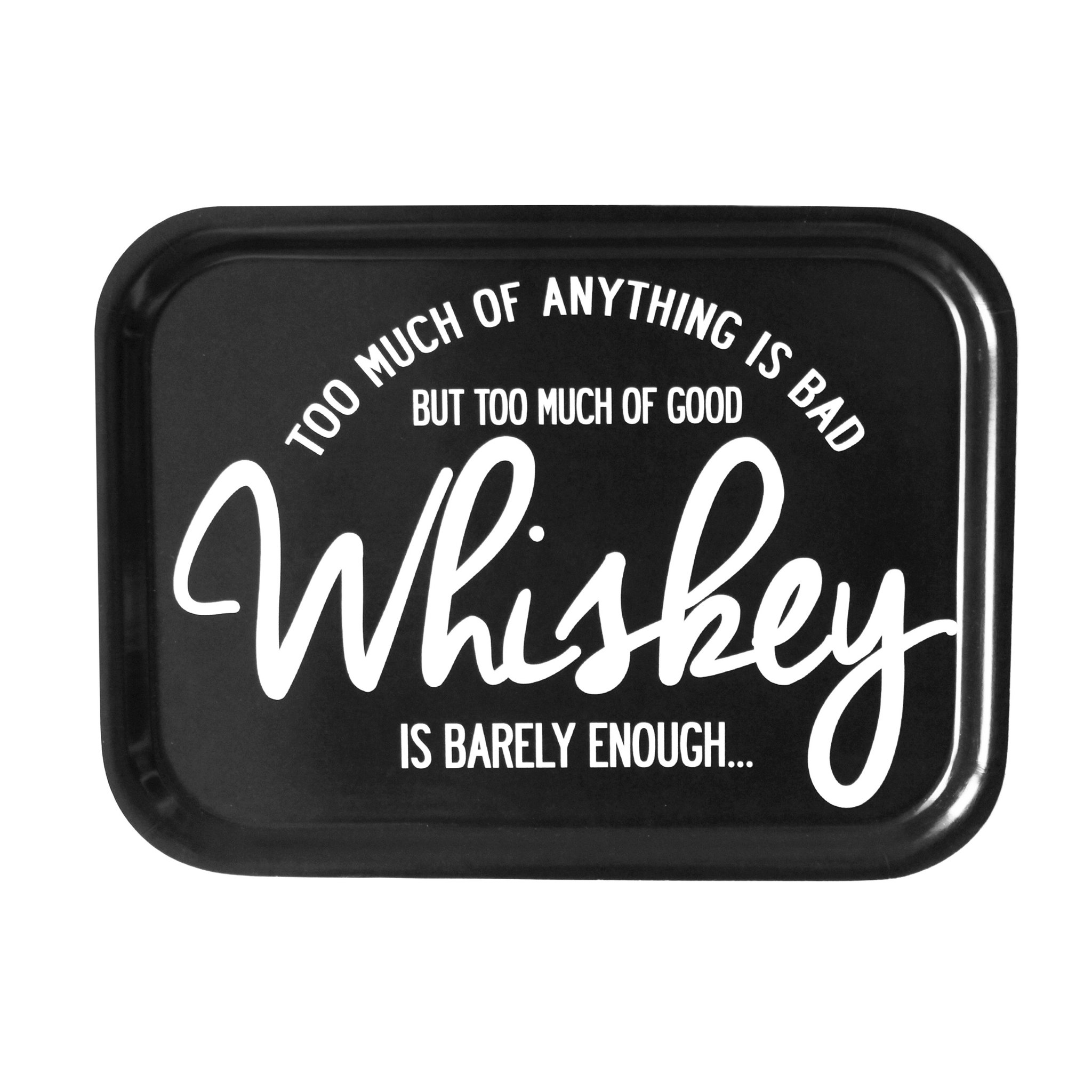 Bricka Whiskey 27×20 cm