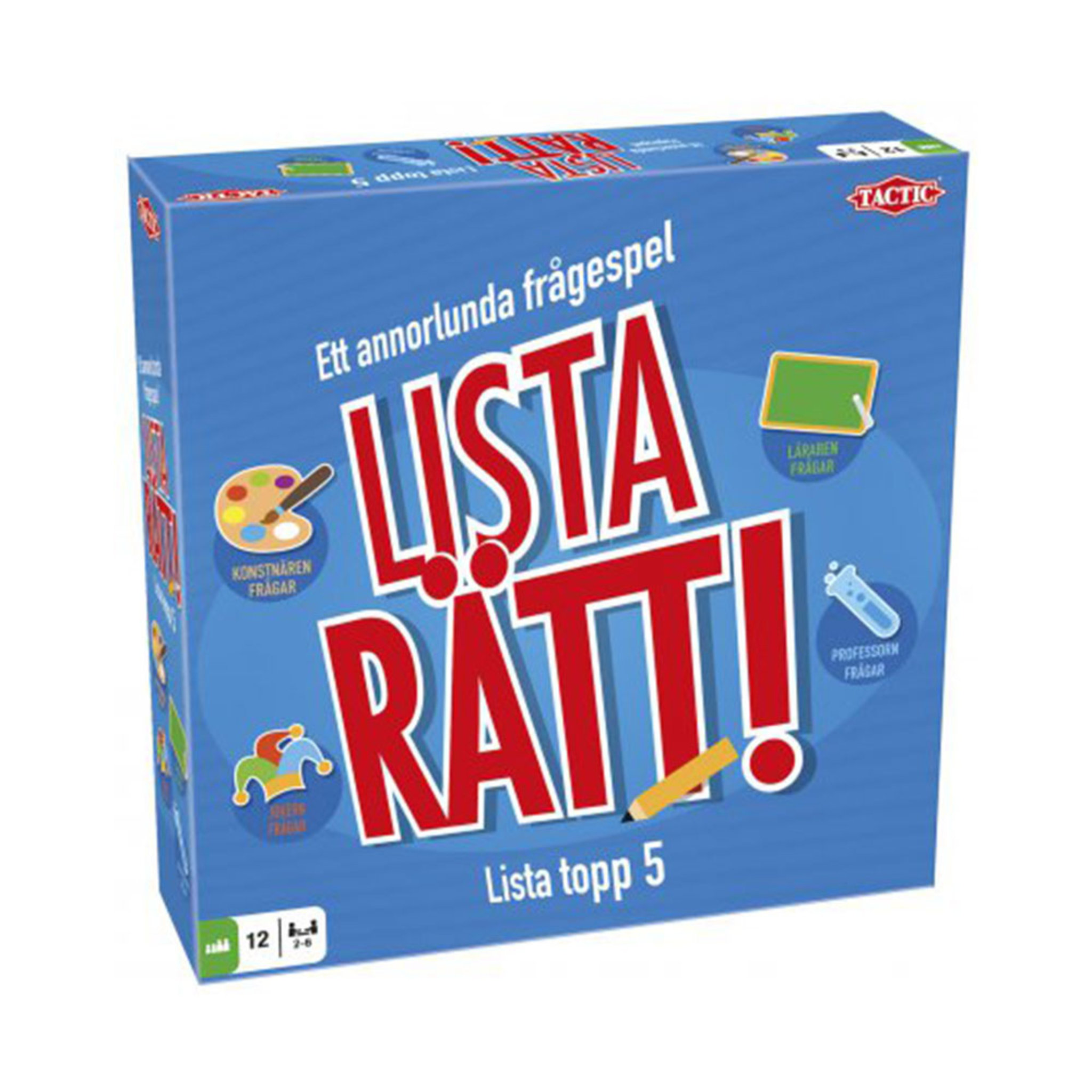 Sällskapsspel Lista rätt