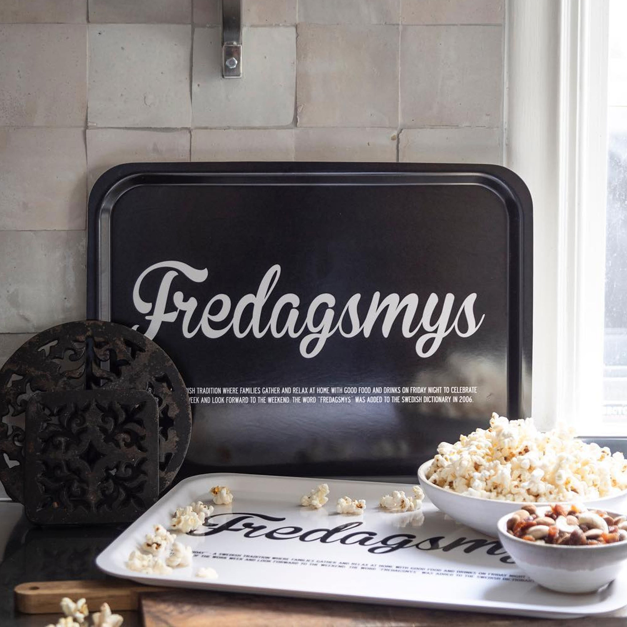 Bricka Fredagsmys 43×33 cm