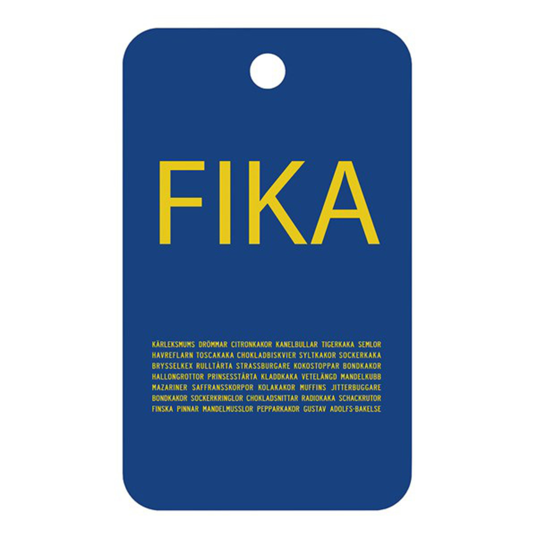 Skärbräda – FIKA – 20×34 cm