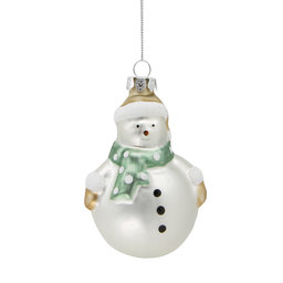 Hängande Ornament snögubbe 10 cm