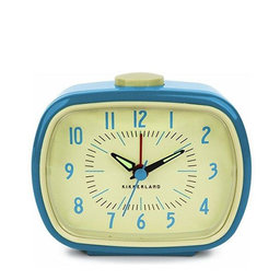 Clock Blue Retro Alarm