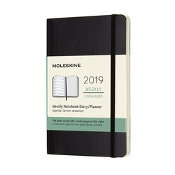 Årskalender 2019 Pocket Veckokalender svart