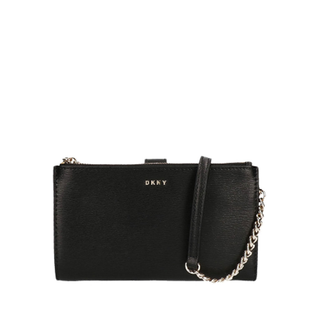 HANDBAG BRYANT PARK WALLET – DKNY DKNY BRYANT SMALL CHAIN FLAP Axelremsväska blackgold