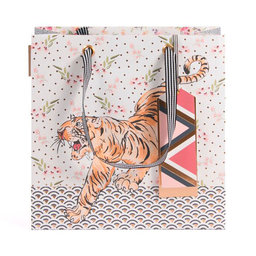 Presentpåse Tiger 25x25x11 cm