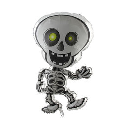 Folieballong Skelett
