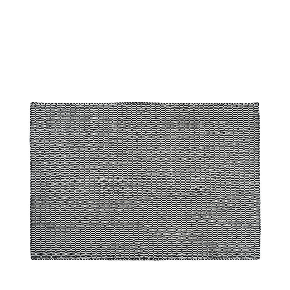 Matta Tile 140×200 cm svart/vit
