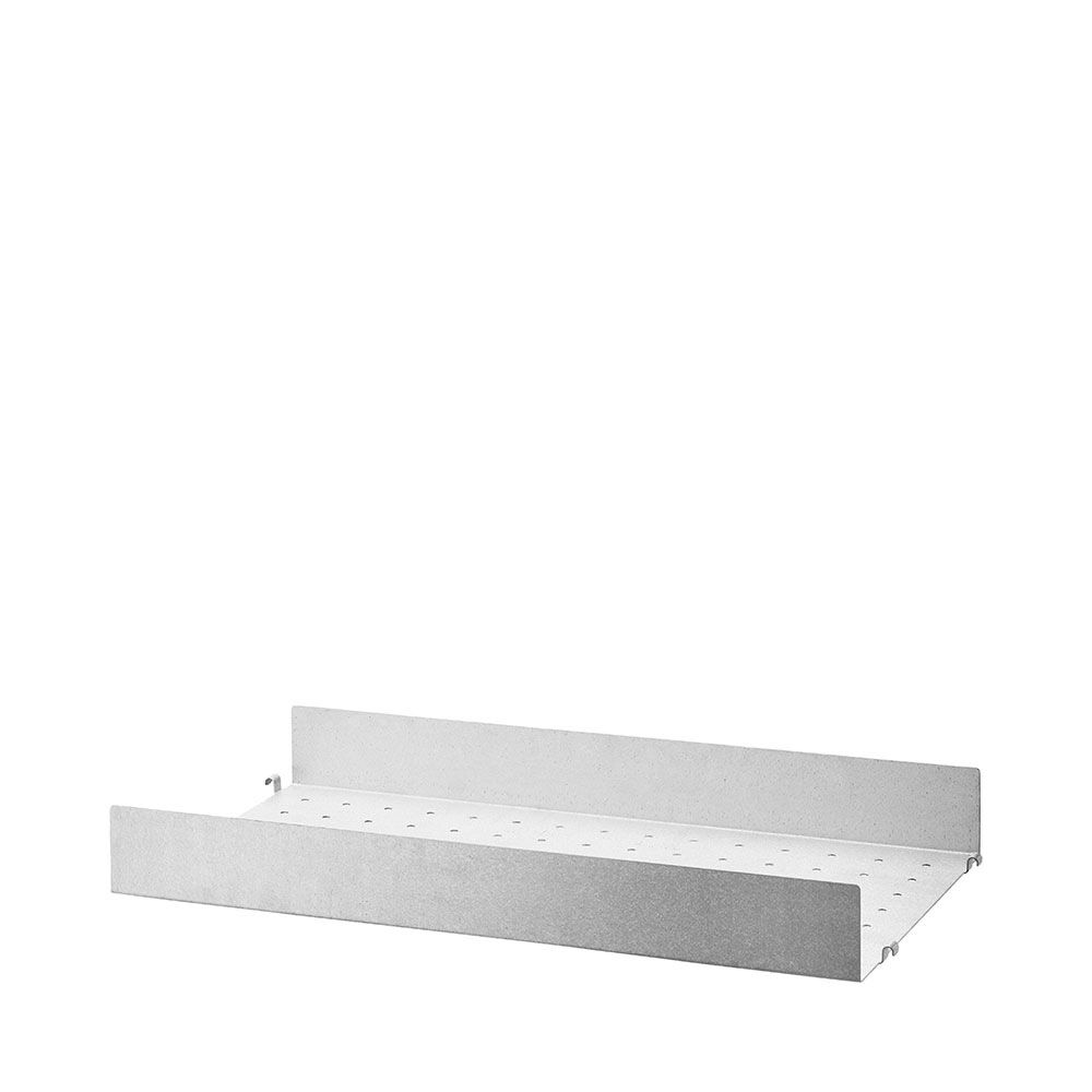 Metallhyllplan hög kant