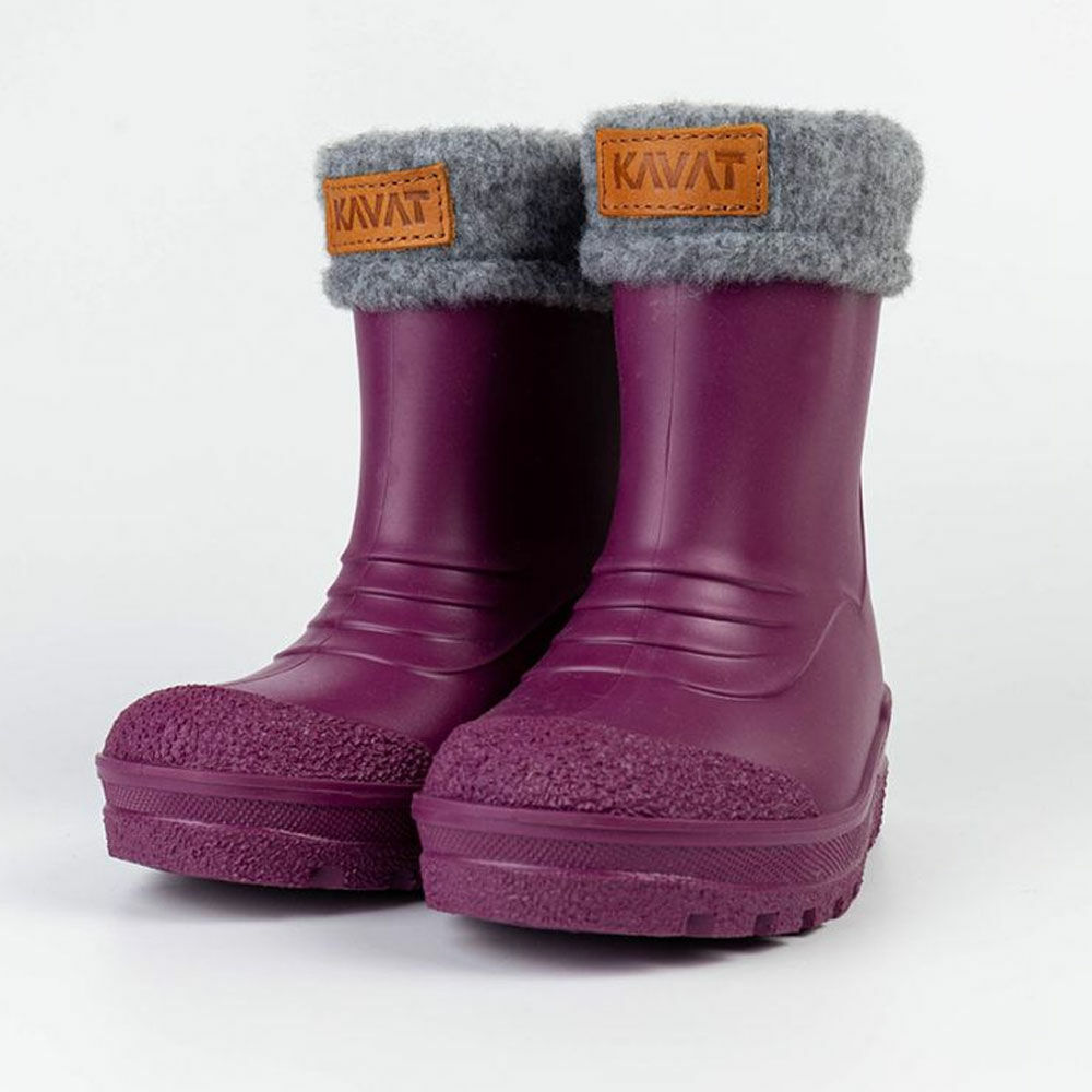 Fodrad gummistövel Gimo, damson plum Fodrad gummistövel Gimo, damson plum