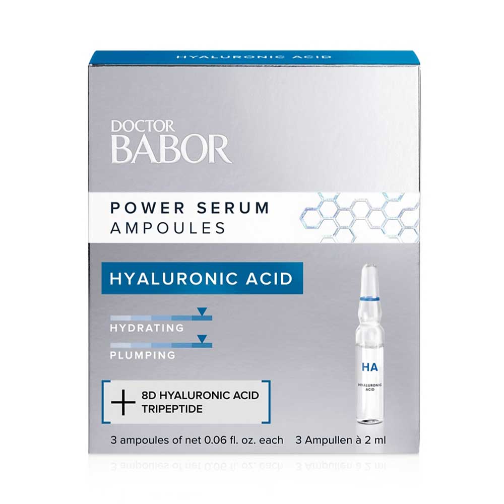 Handla för 500 kr från BABOR och få en 3-pack Hyaluronic Acid Power Serum Ampoules på köpet.