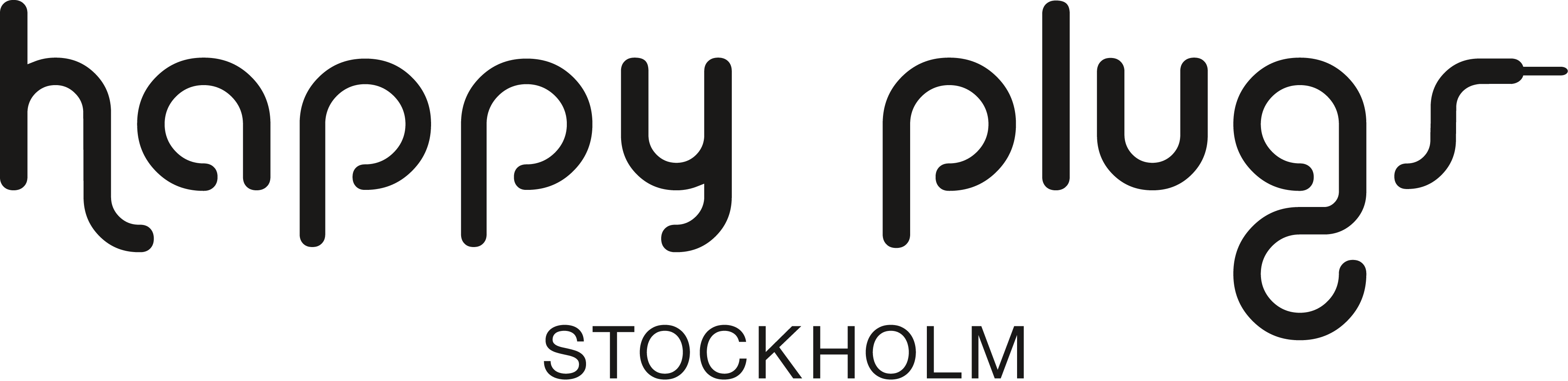 Logotyp för happy plugs