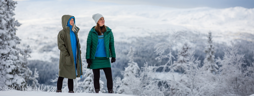 skhoop long down jacket