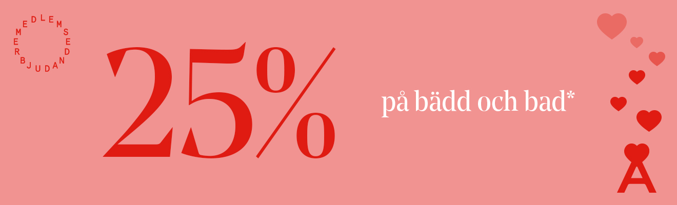 Kategoristart hem - 25% bädd & bad - F1 - desk