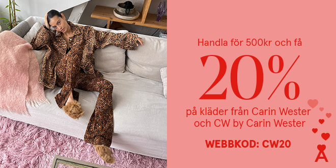 20% på Carin Wester och CW - mob