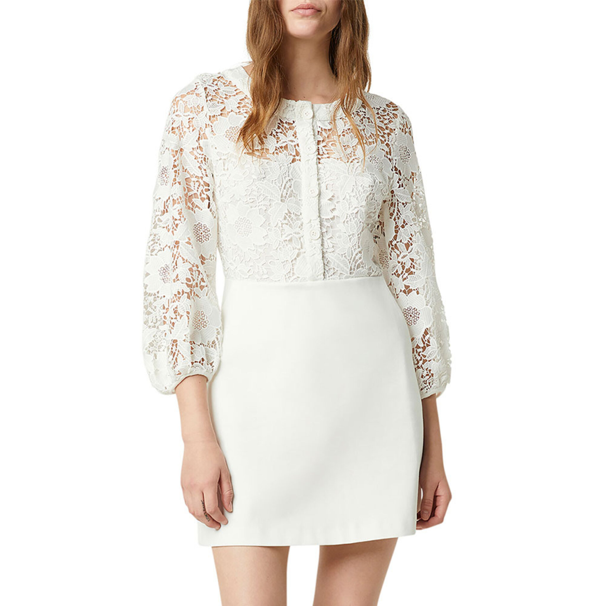 Shema Lace Jersey Dress Klänningar Köp online på åhlens.se! Saint Tropez Klänning Party Dress W Lace Blå