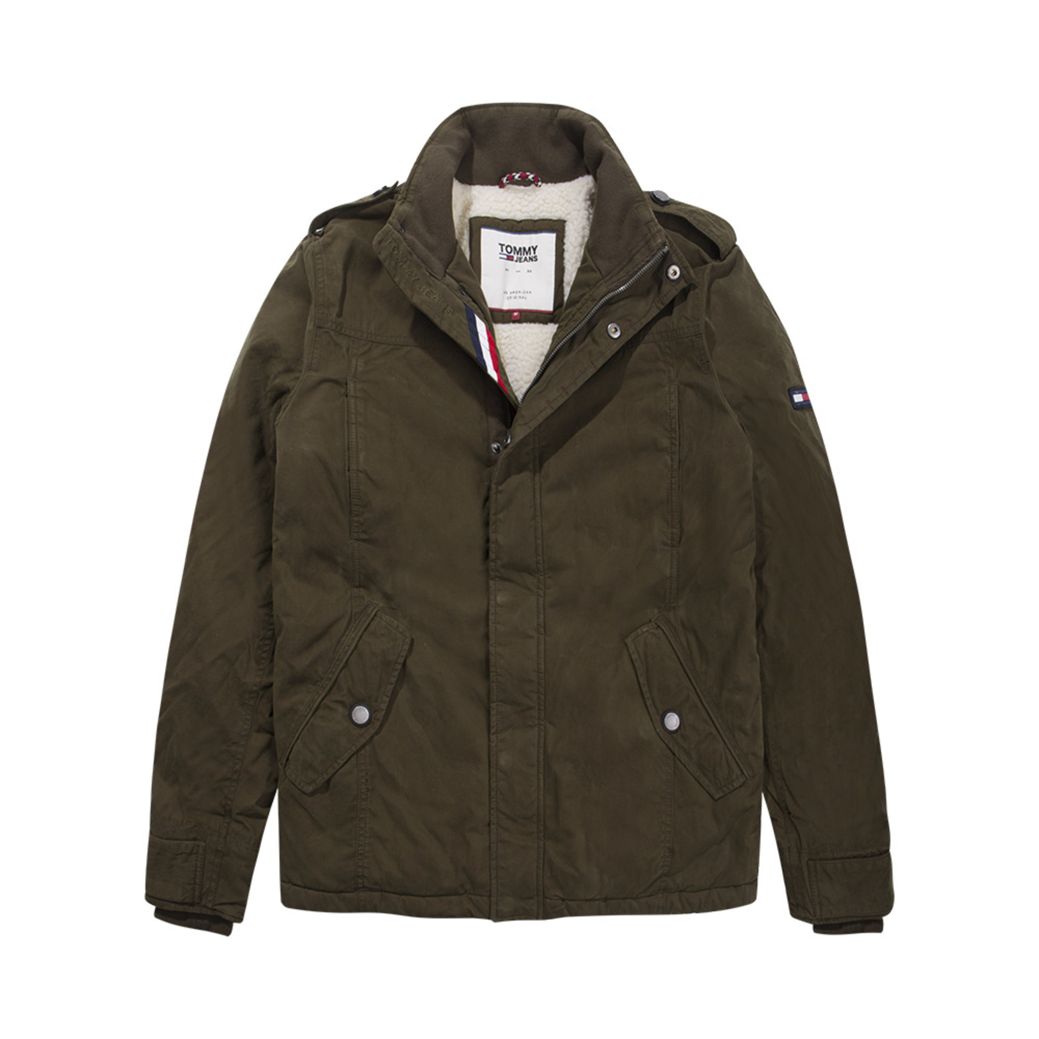 Padded Cotton Field Jacket, grön Padded Cotton Field Jacket, grön