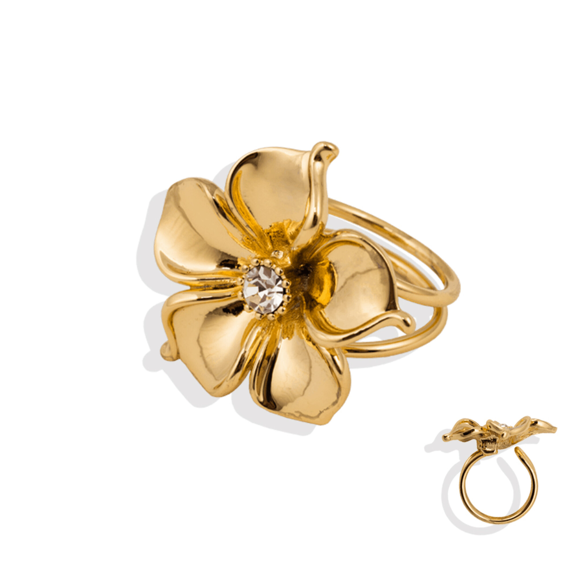La Fleur Ring, gold