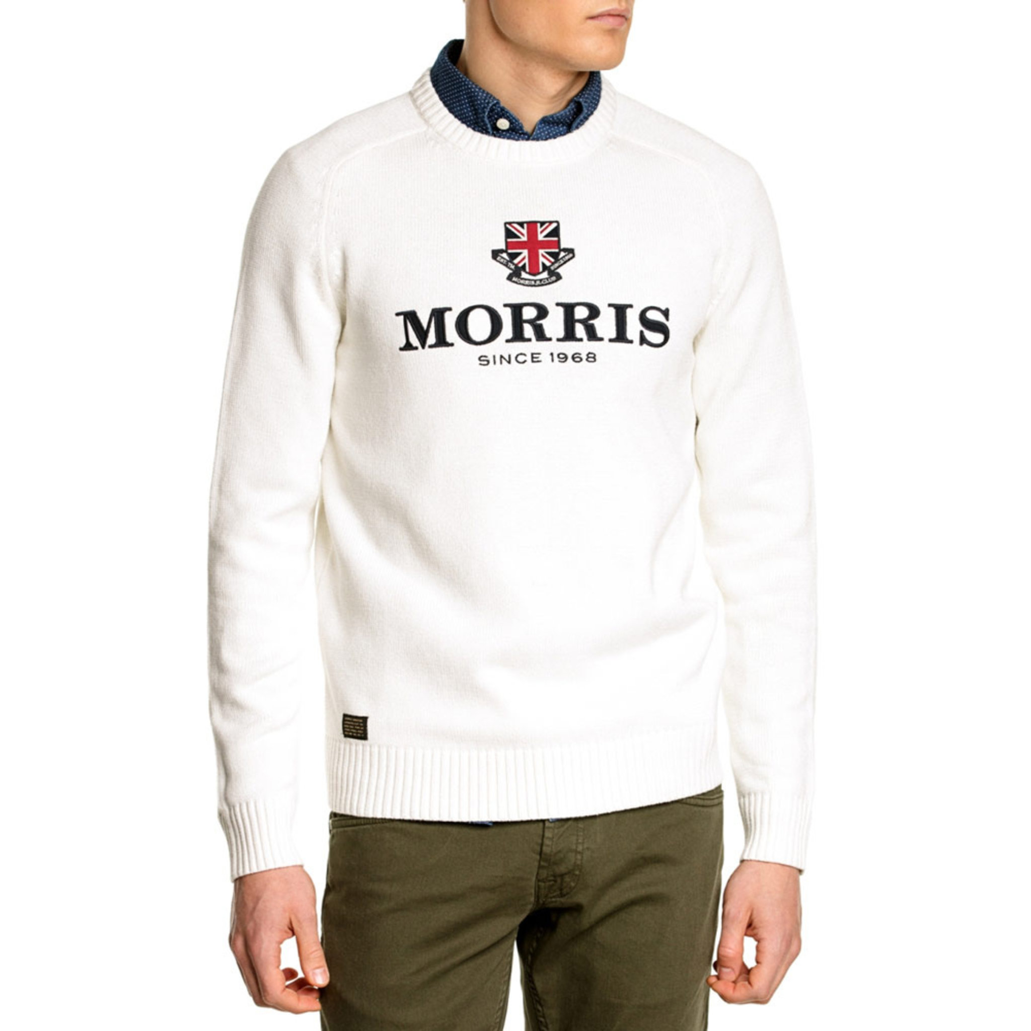 morris stickad tröja herr rea