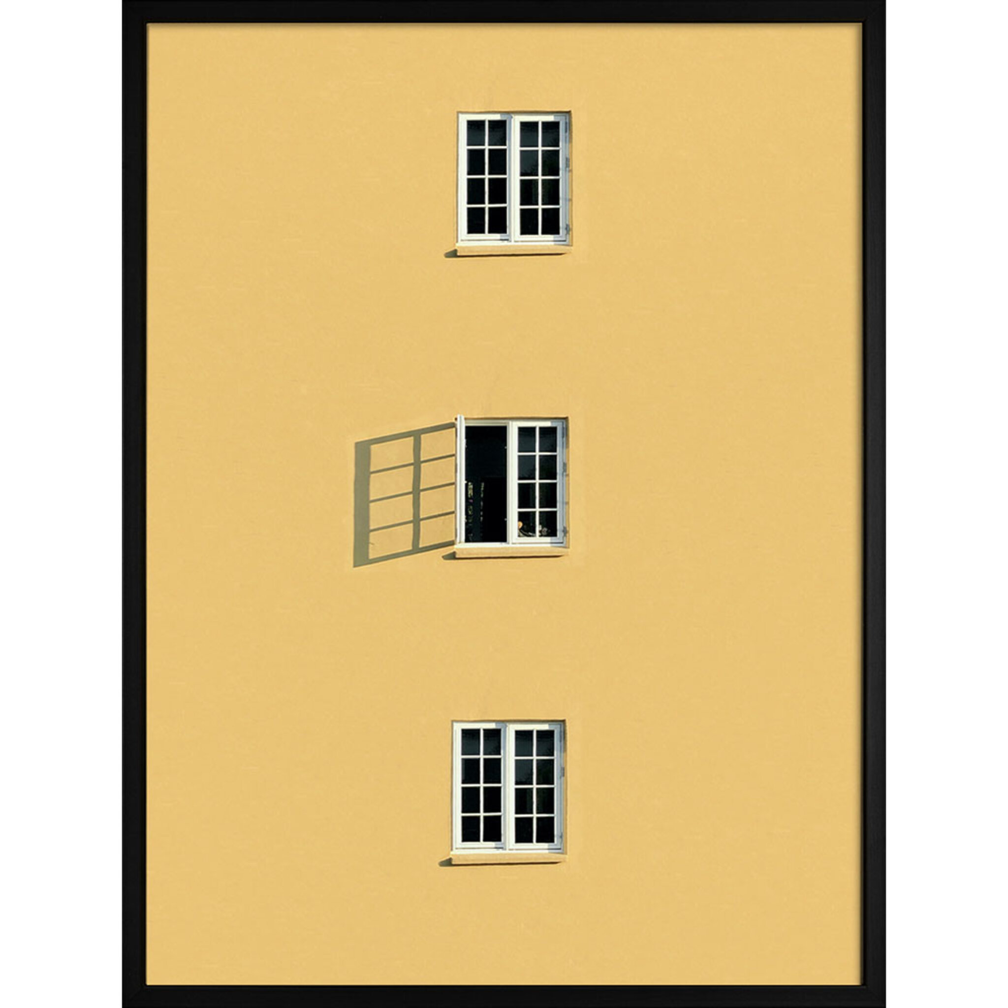 Poster Minimalistiskt Fönster, 30x40 cm