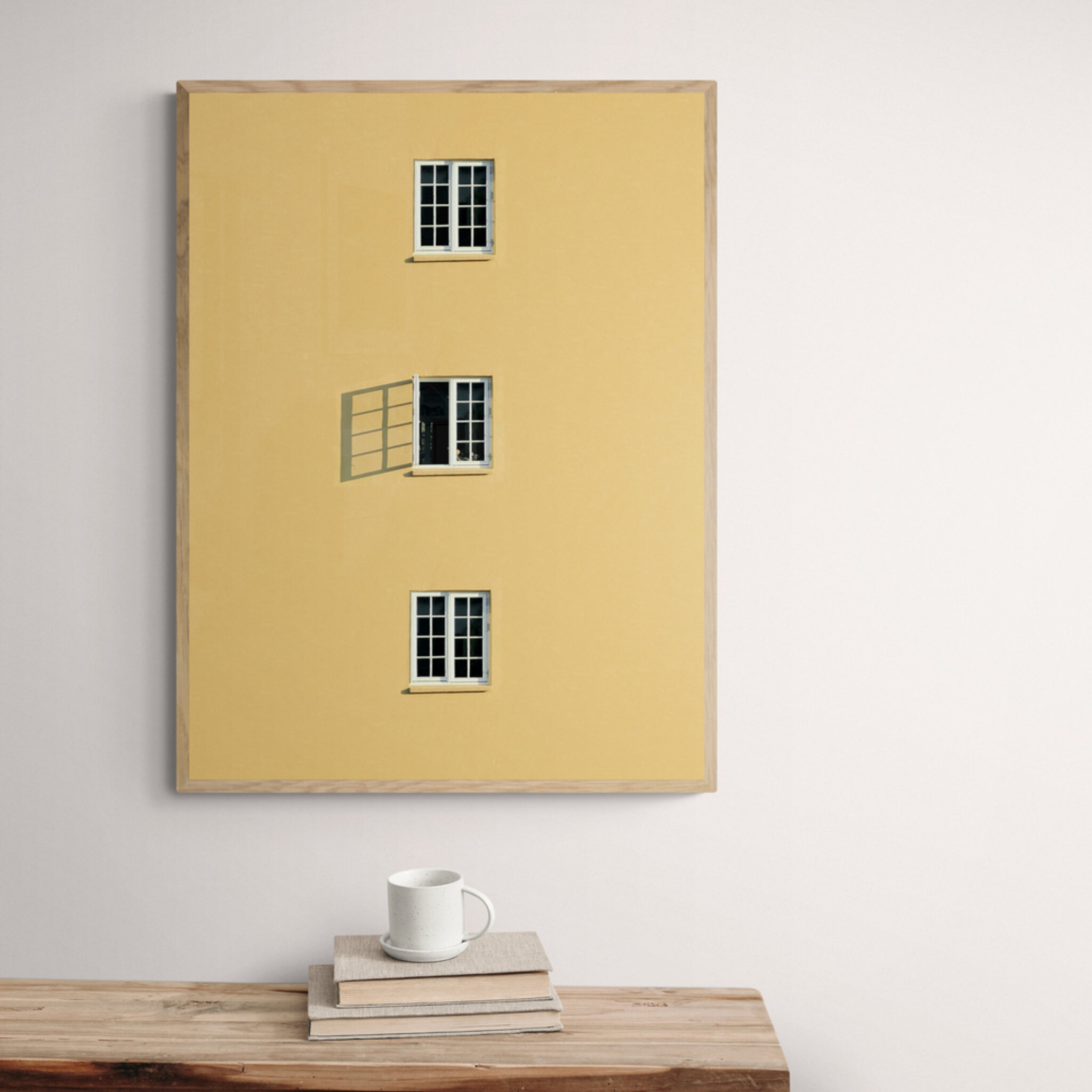 Poster Minimalistiskt Fönster, 30x40 cm