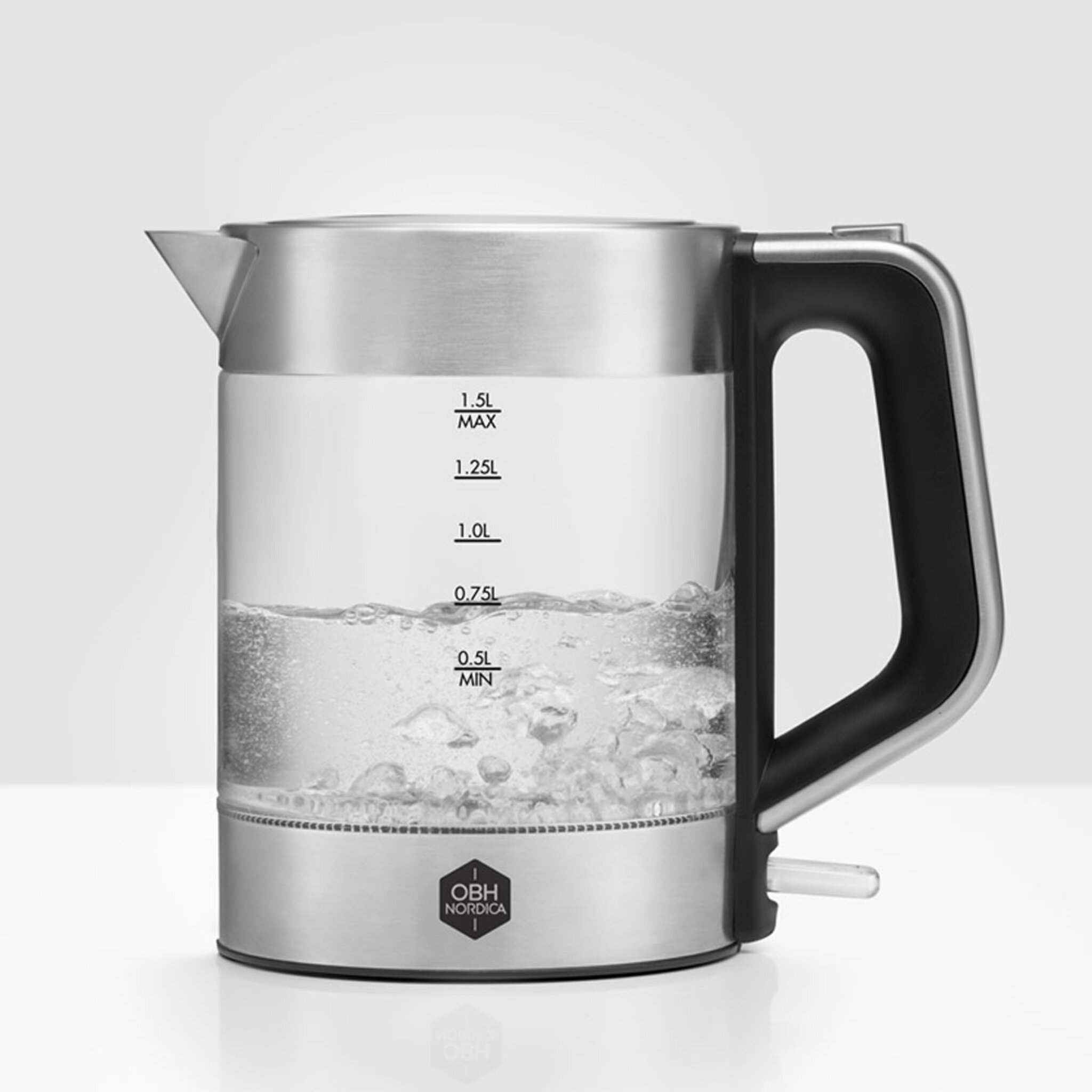 Vattenkokare Venice Glass 1,5 L Vattenkokare Köp online OBH Nordica Vattenkokare Color Burst Steel 1,6 L | Hemmy.se