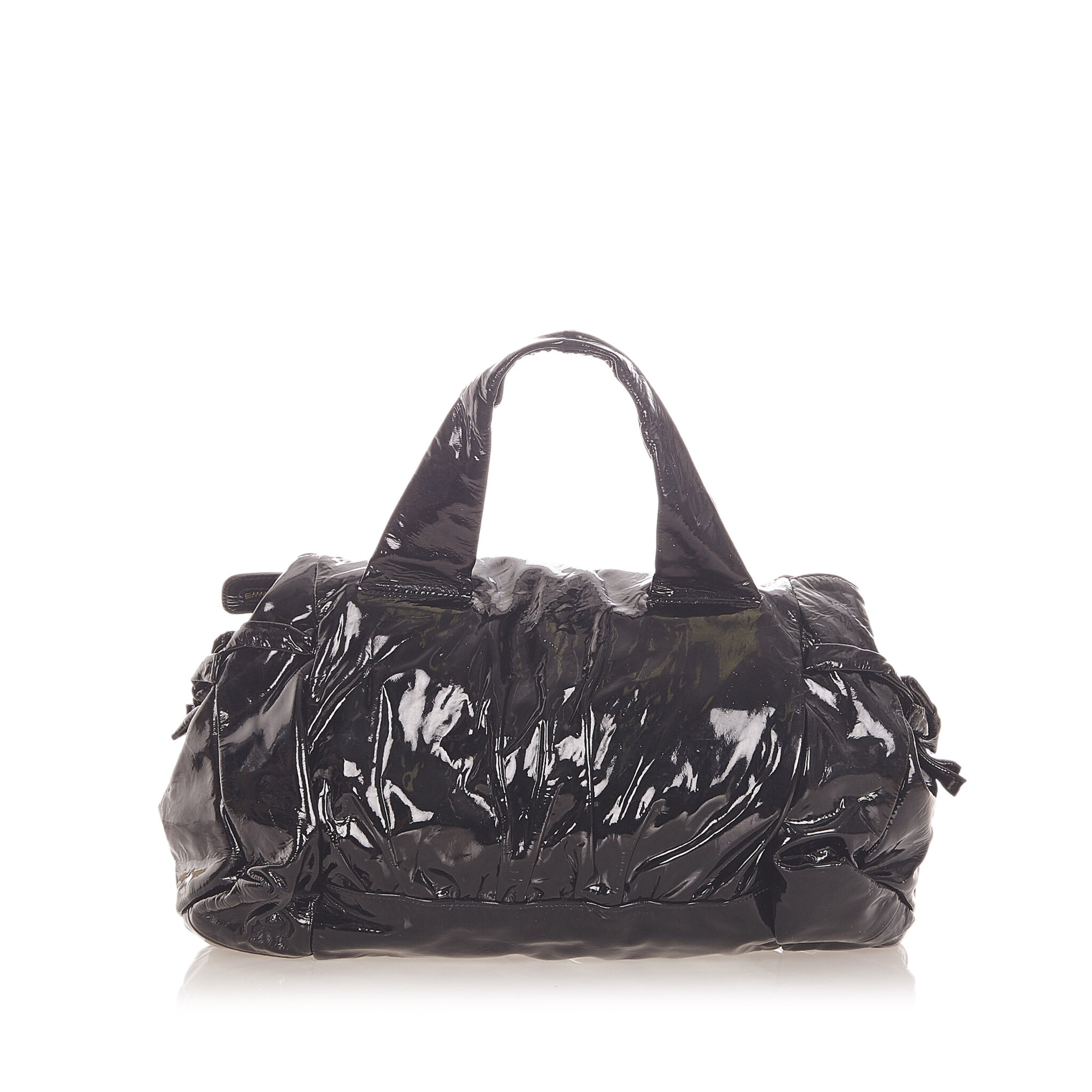 Gucci Hysteria Patent Leather Handbag, black