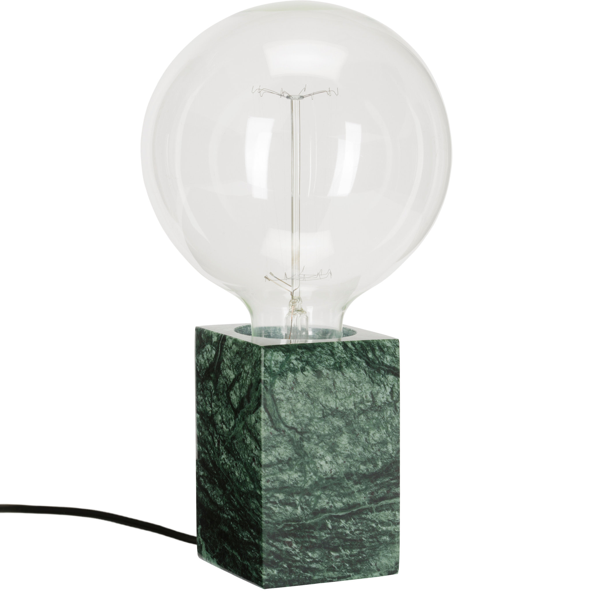 Lampa grön marmor