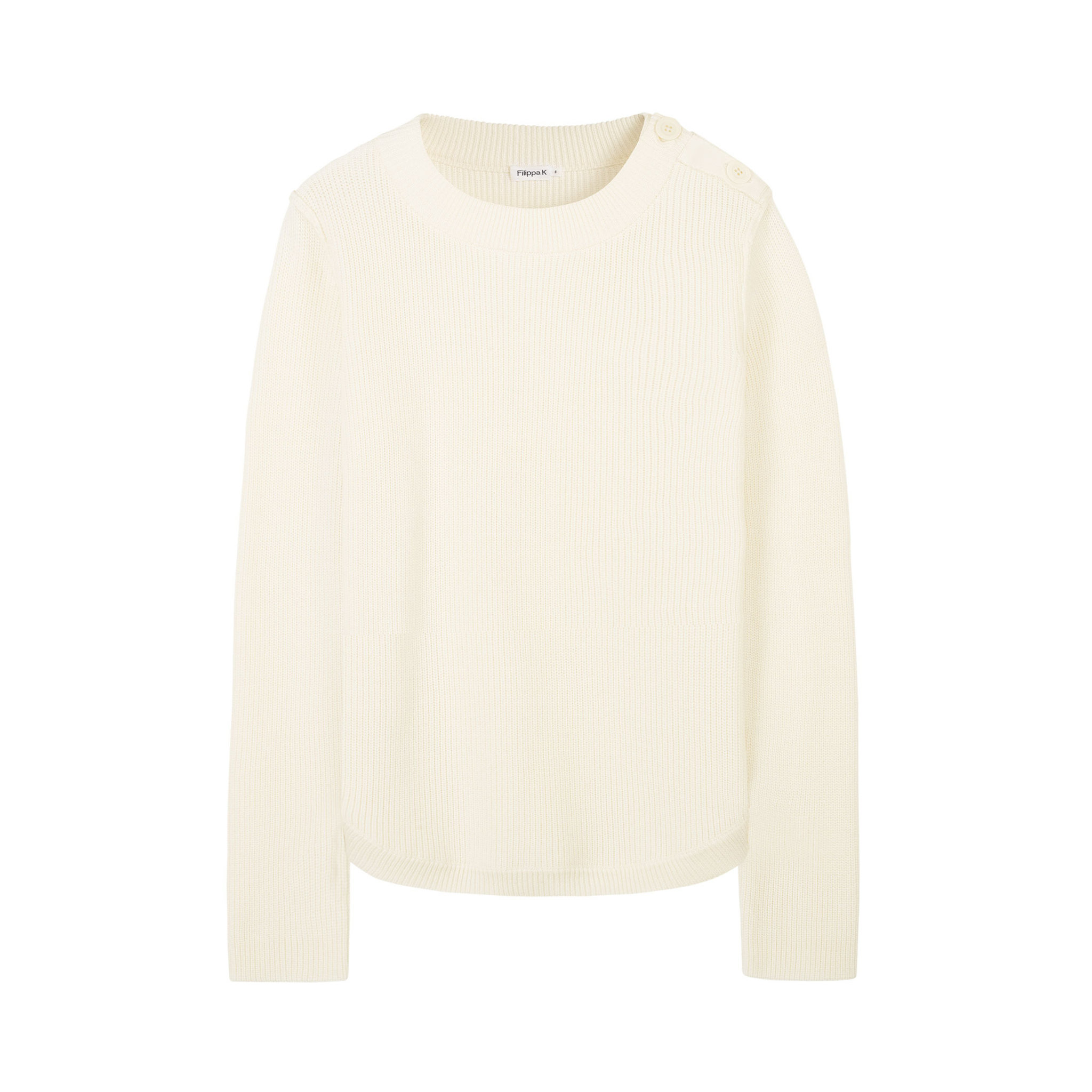 filippa k button rib pullover
