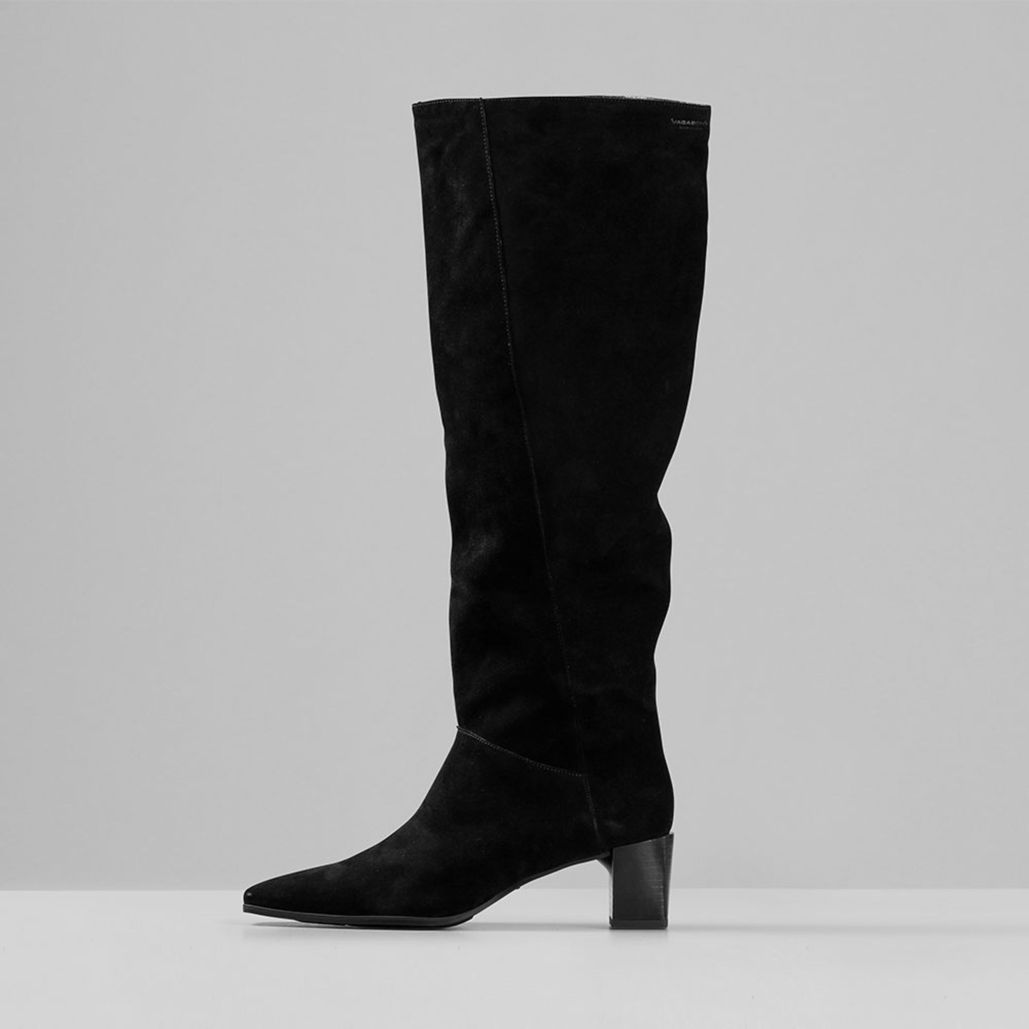 GABI Tall Boots with Heel, svart GABI Tall Boots with Heel, svart