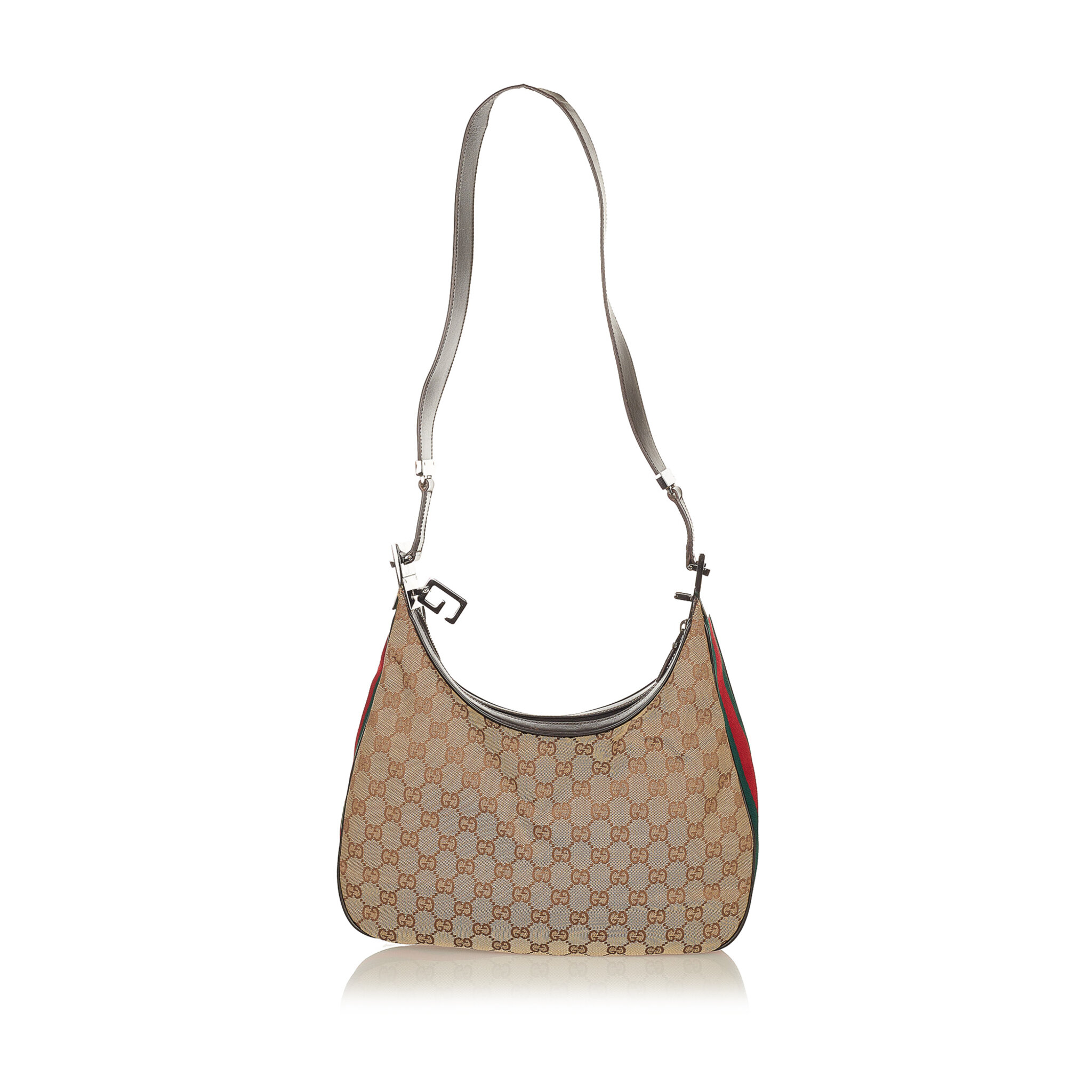 Gucci Gg Canvas Shoulder Bag, ONESIZE, beige