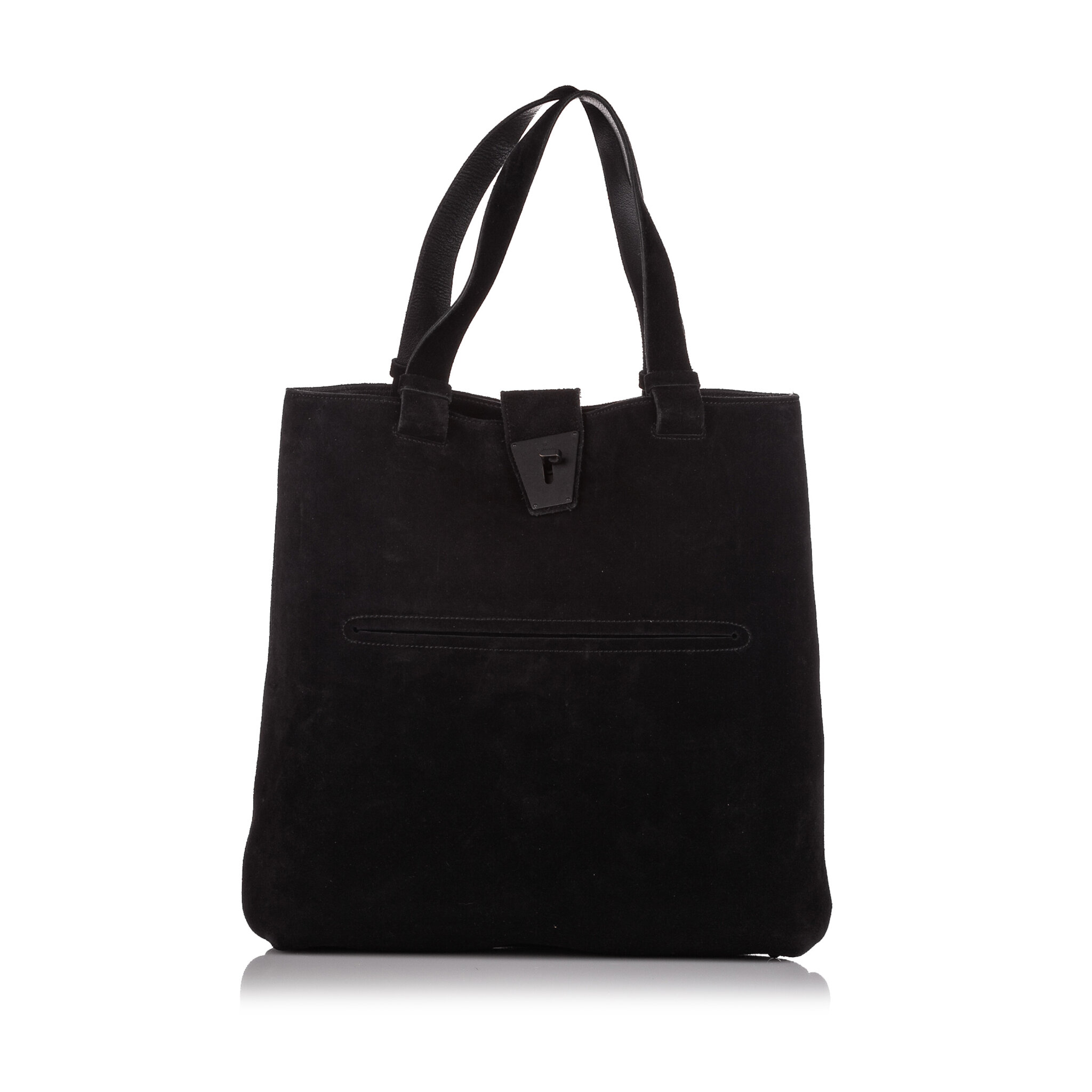 Gucci Velvet Tote Bag, ONESIZE, black