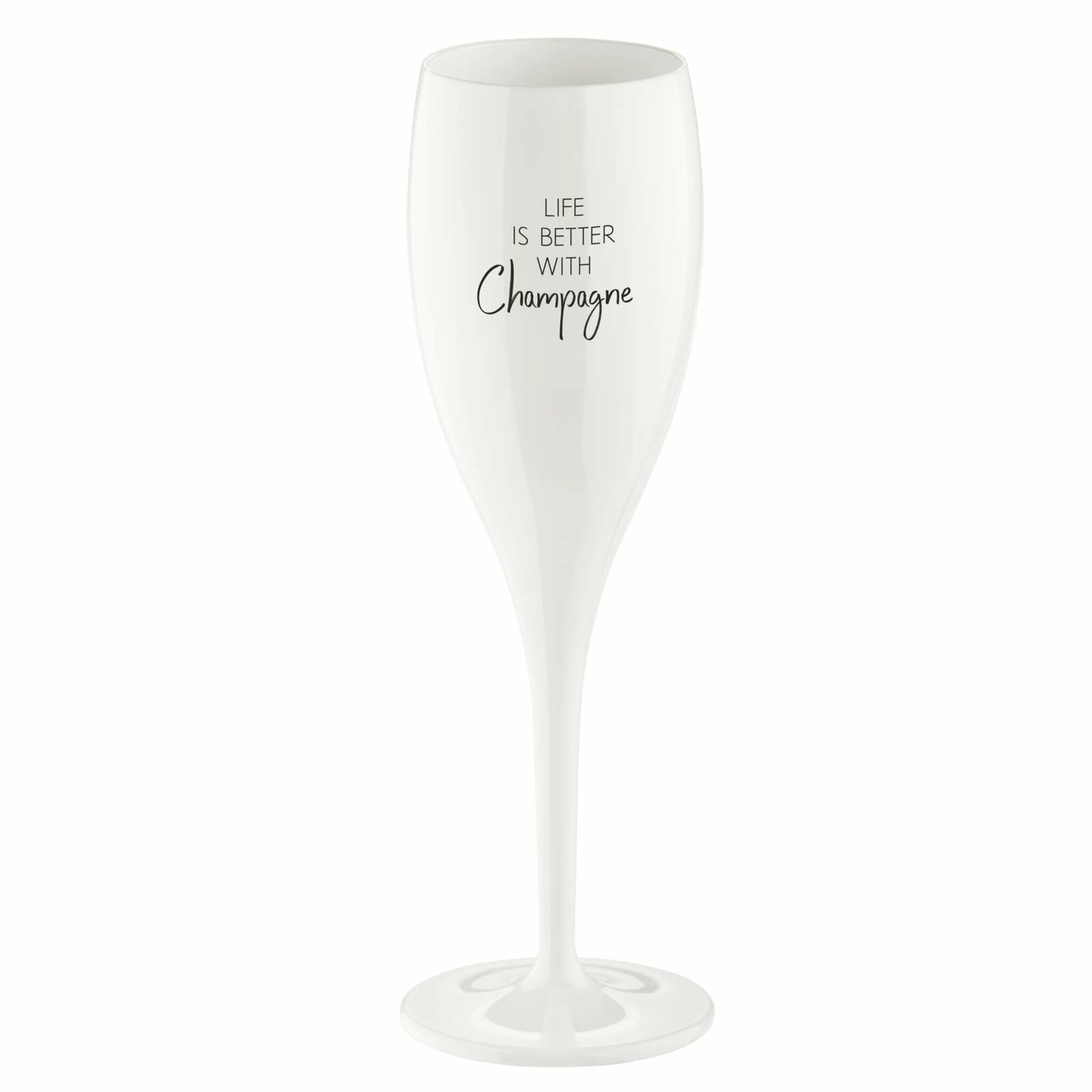 Champagneglas 100ml 6-pack Life Is Better With Champagne