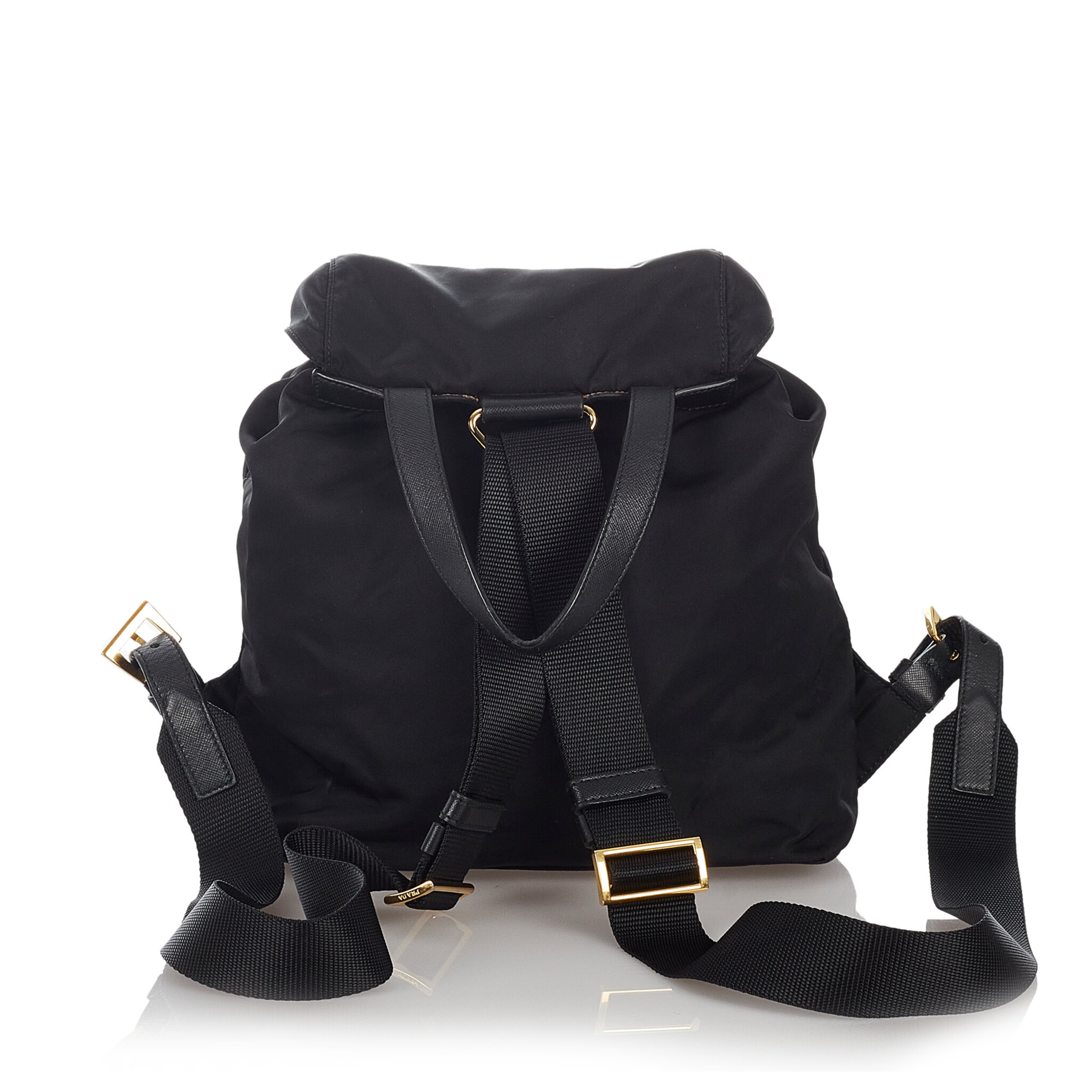 Prada Tessuto Robot Backpack, ONESIZE, black