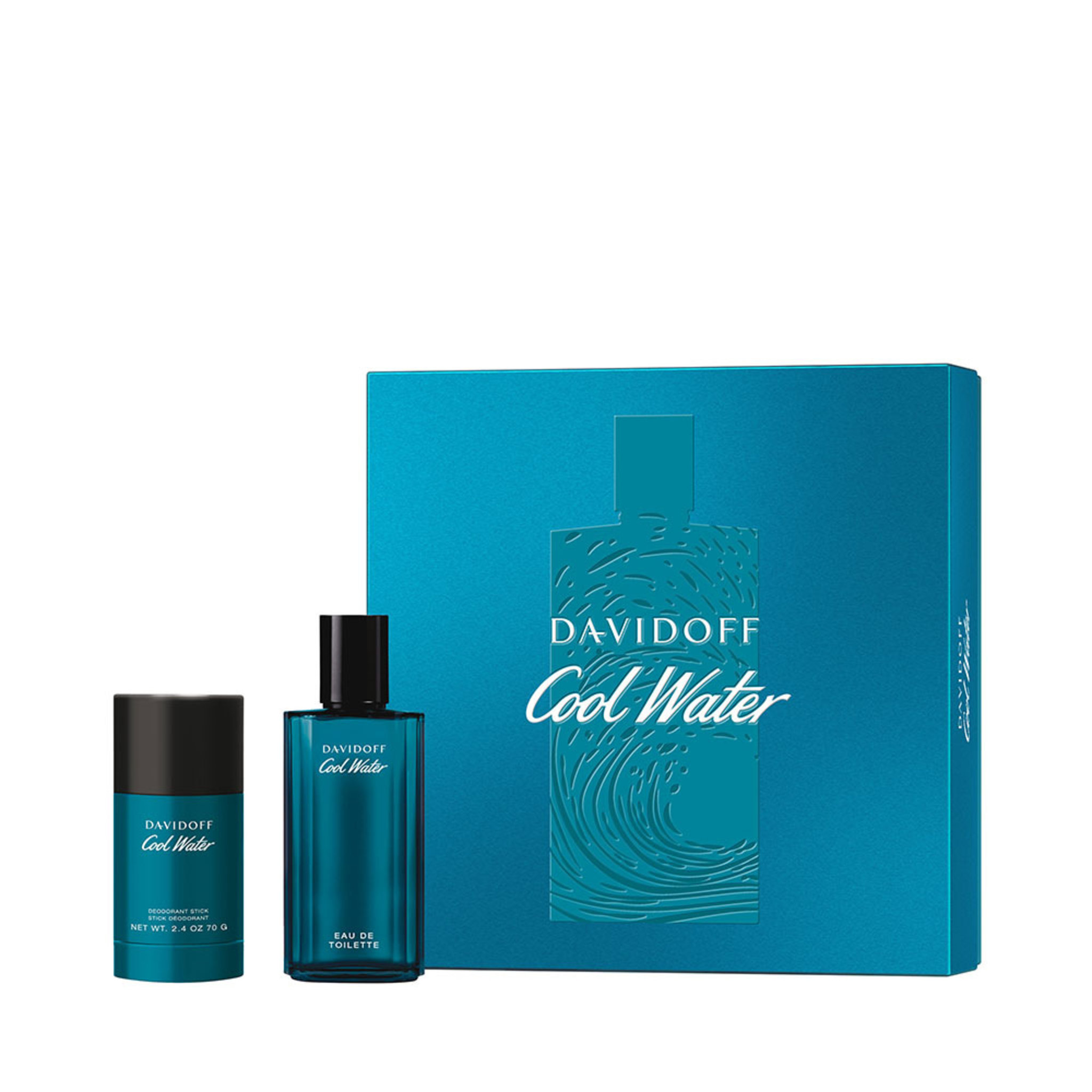 Cool Water Man Holiday Kit Presentaskar & set Köp online Köp Davidoff Cool Water Man Gift Set: EdT 125ml+Deo Stick