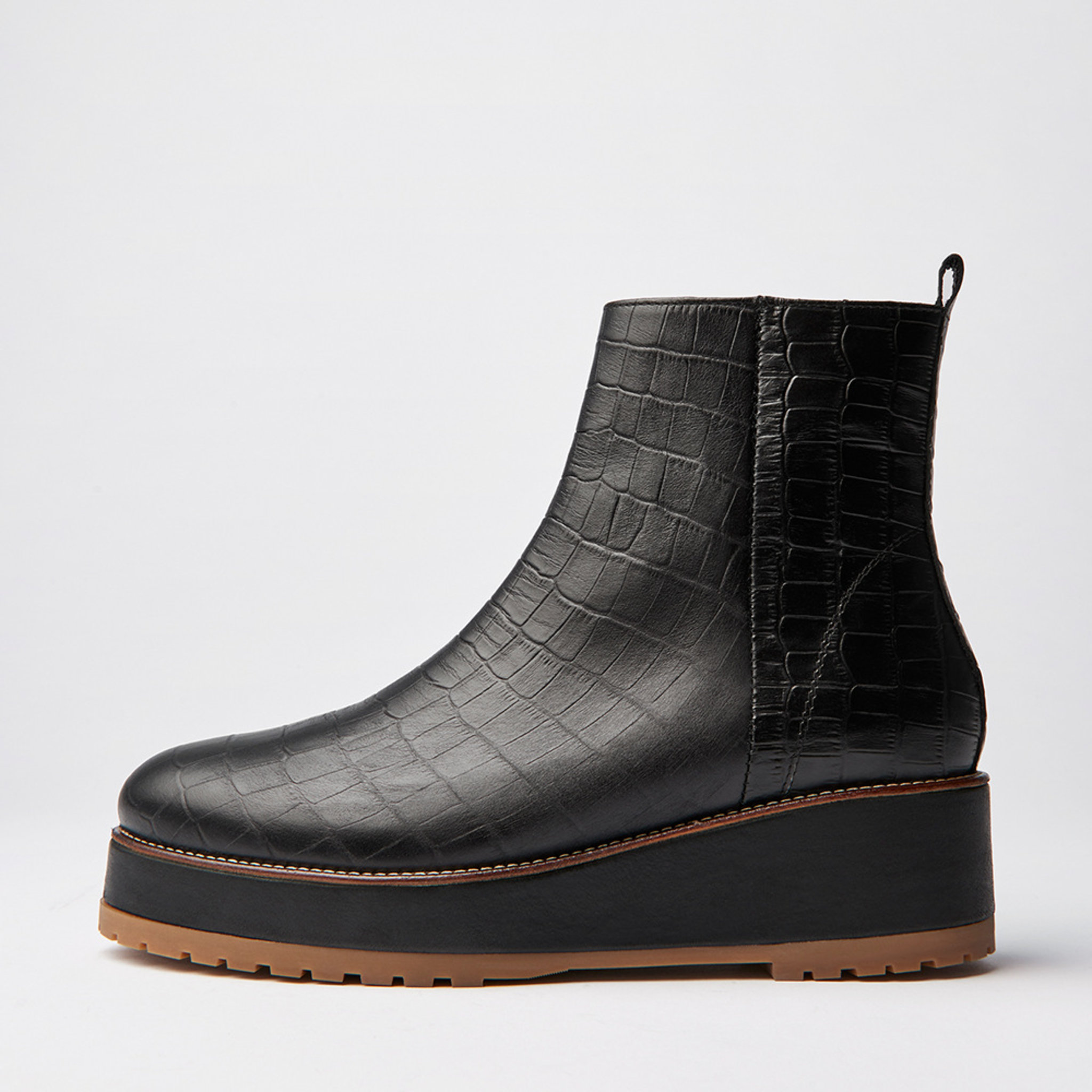 Rugged Zip Croco Blk Stövlar & boots Köp online på Rugged Zip Croco Blk Stövlar & boots Köp online på