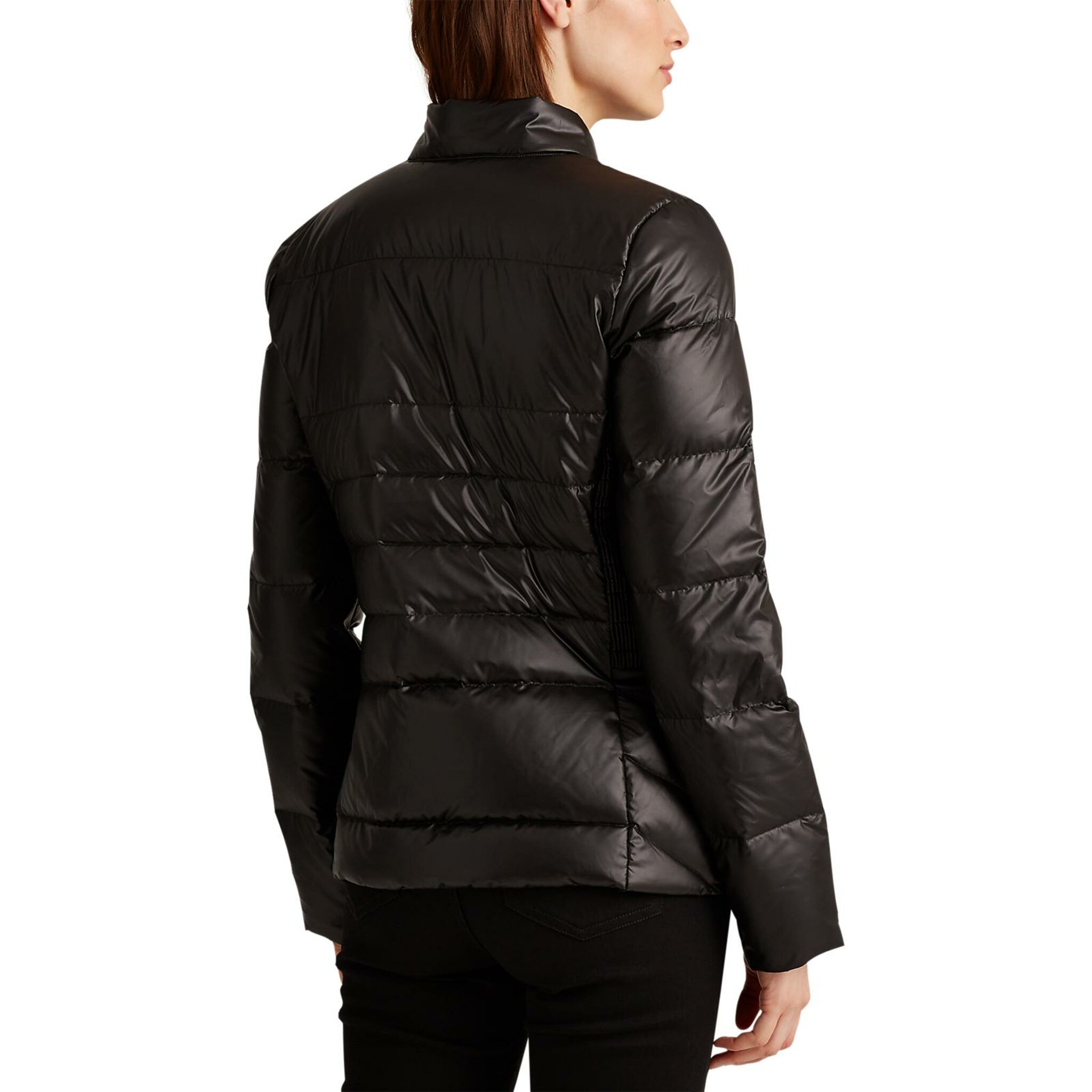 Jacket Moto Down i Black från Lauren 