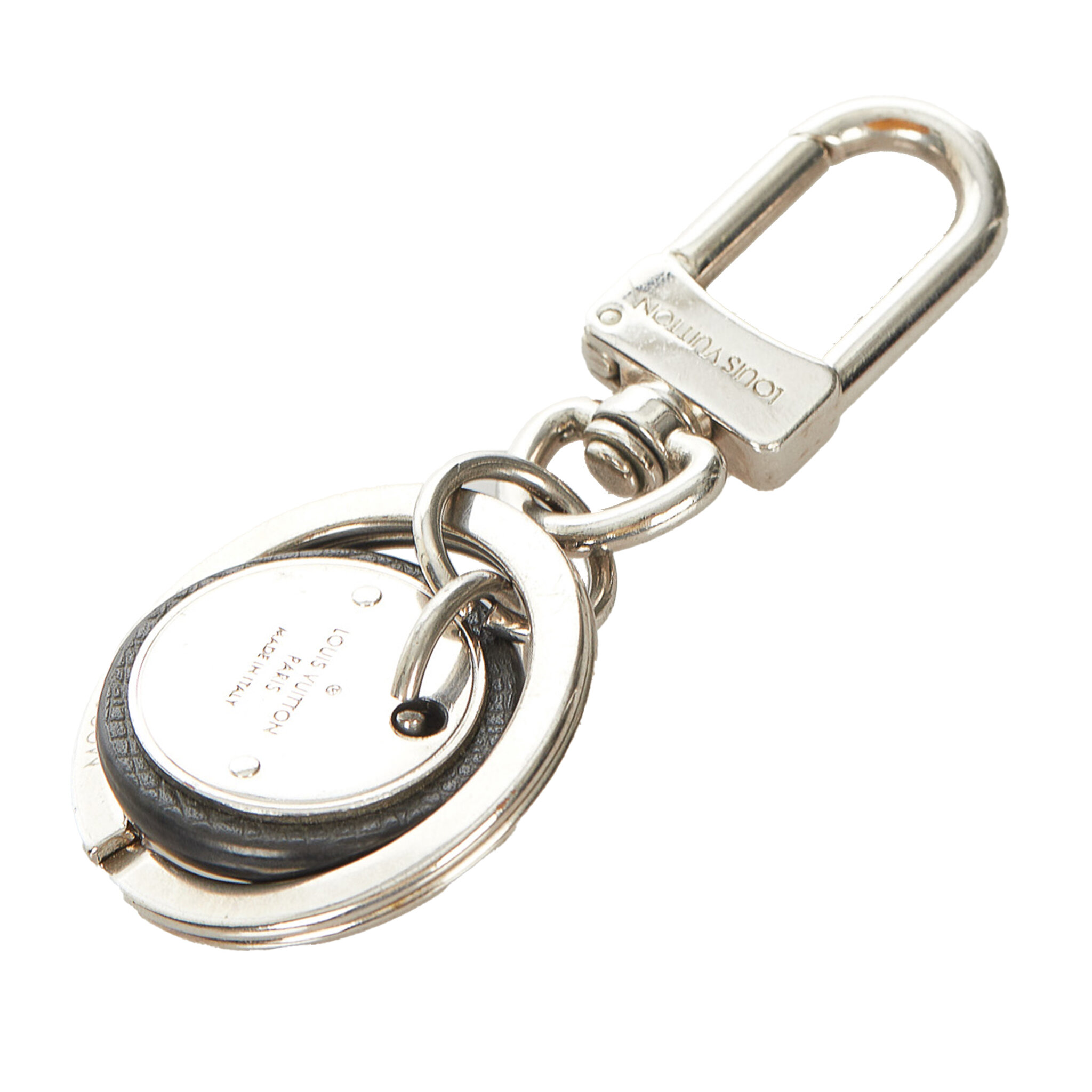 Louis Vuitton Monogram Key Chain, ONESIZE, silver
