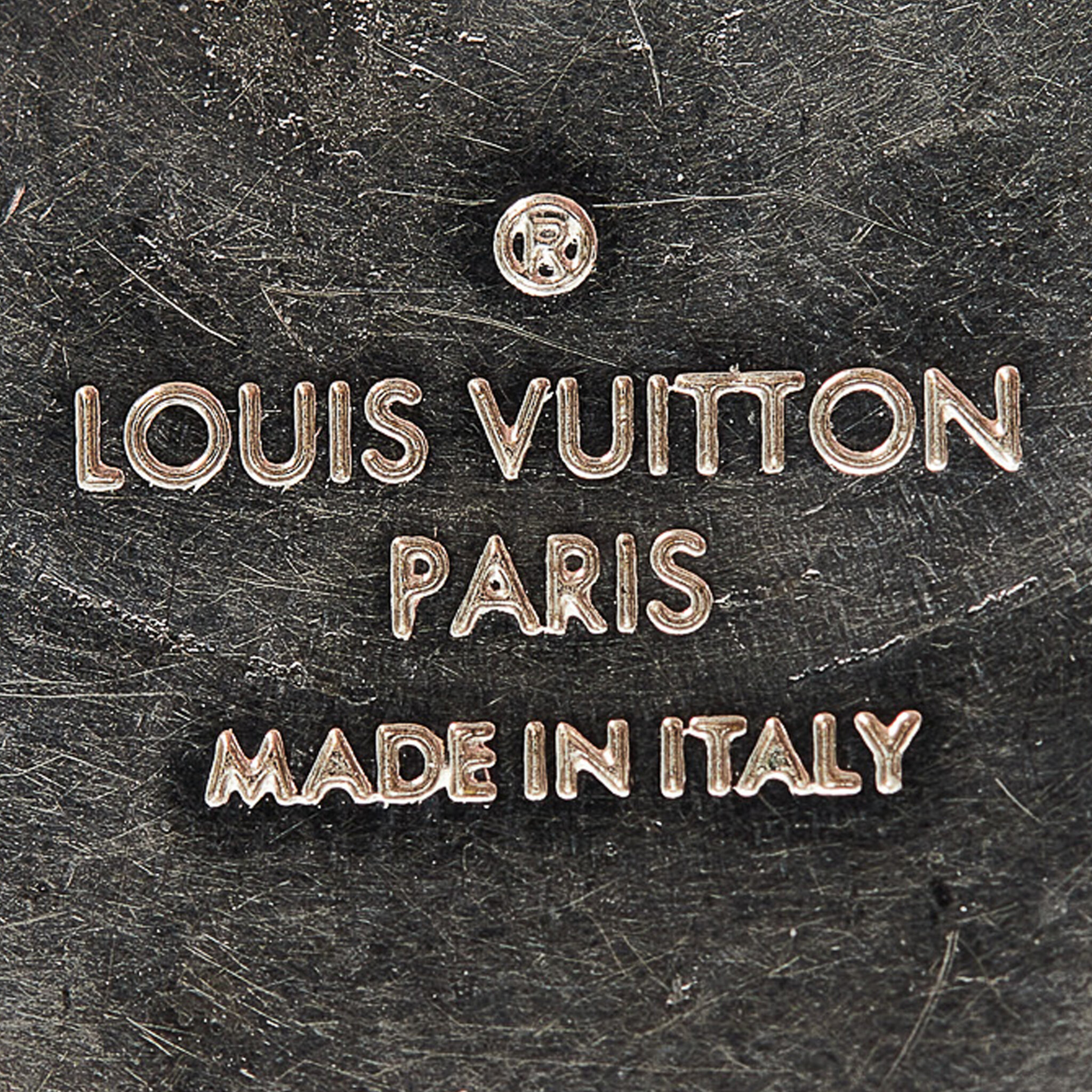 Louis Vuitton Monogram Key Chain, ONESIZE, silver