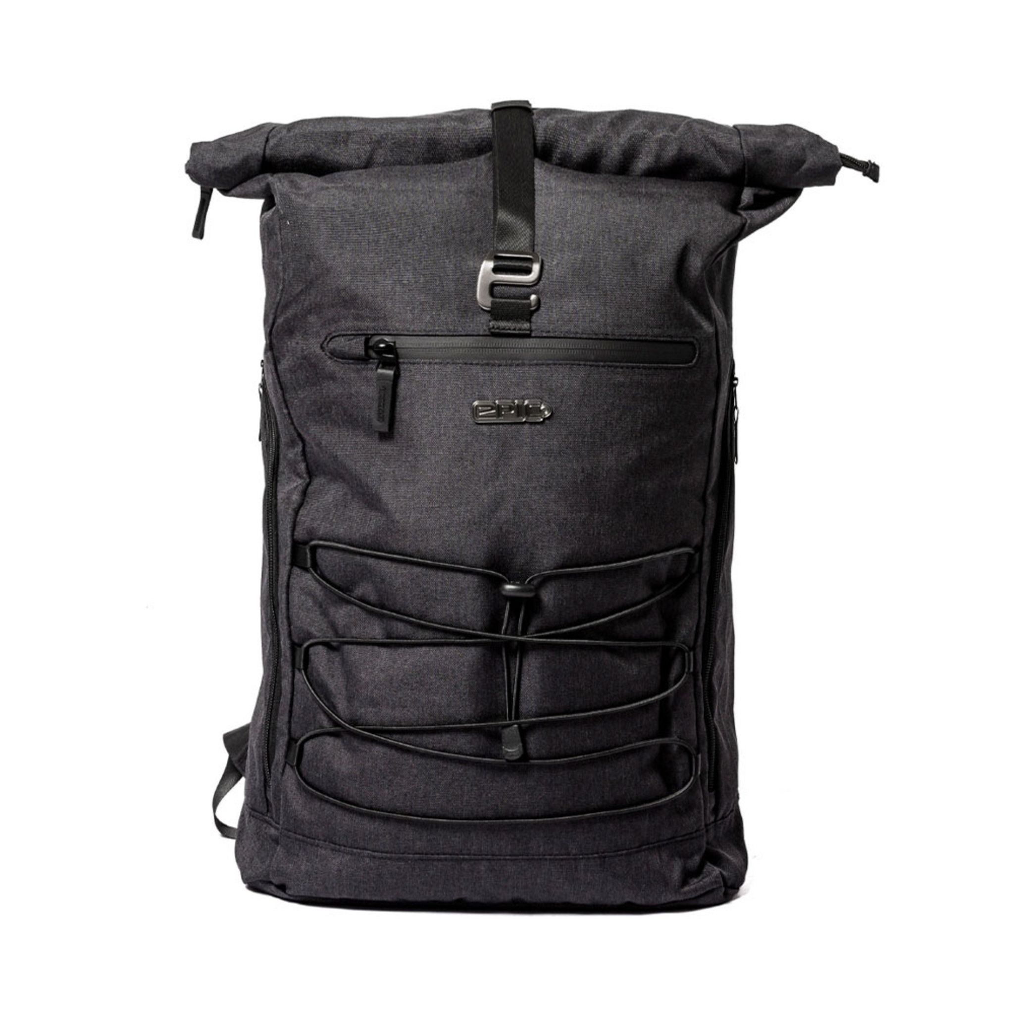Dynamik Rolltop City Backpack Kabinväskor Köp online på Epic Dynamik Rolltop Cabin Ryggsäck Svart
