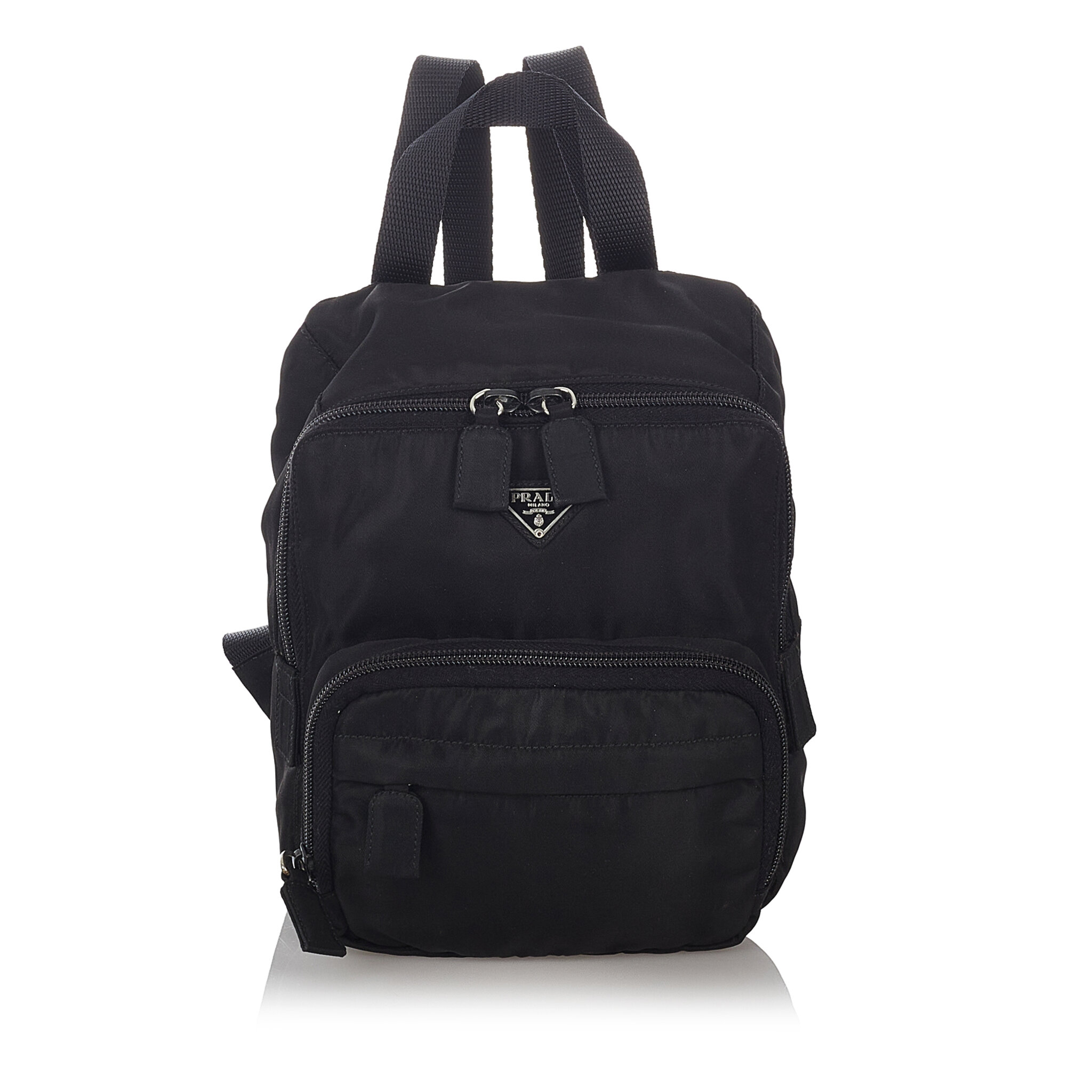 Prada Tessuto Backpack, ONESIZE, black