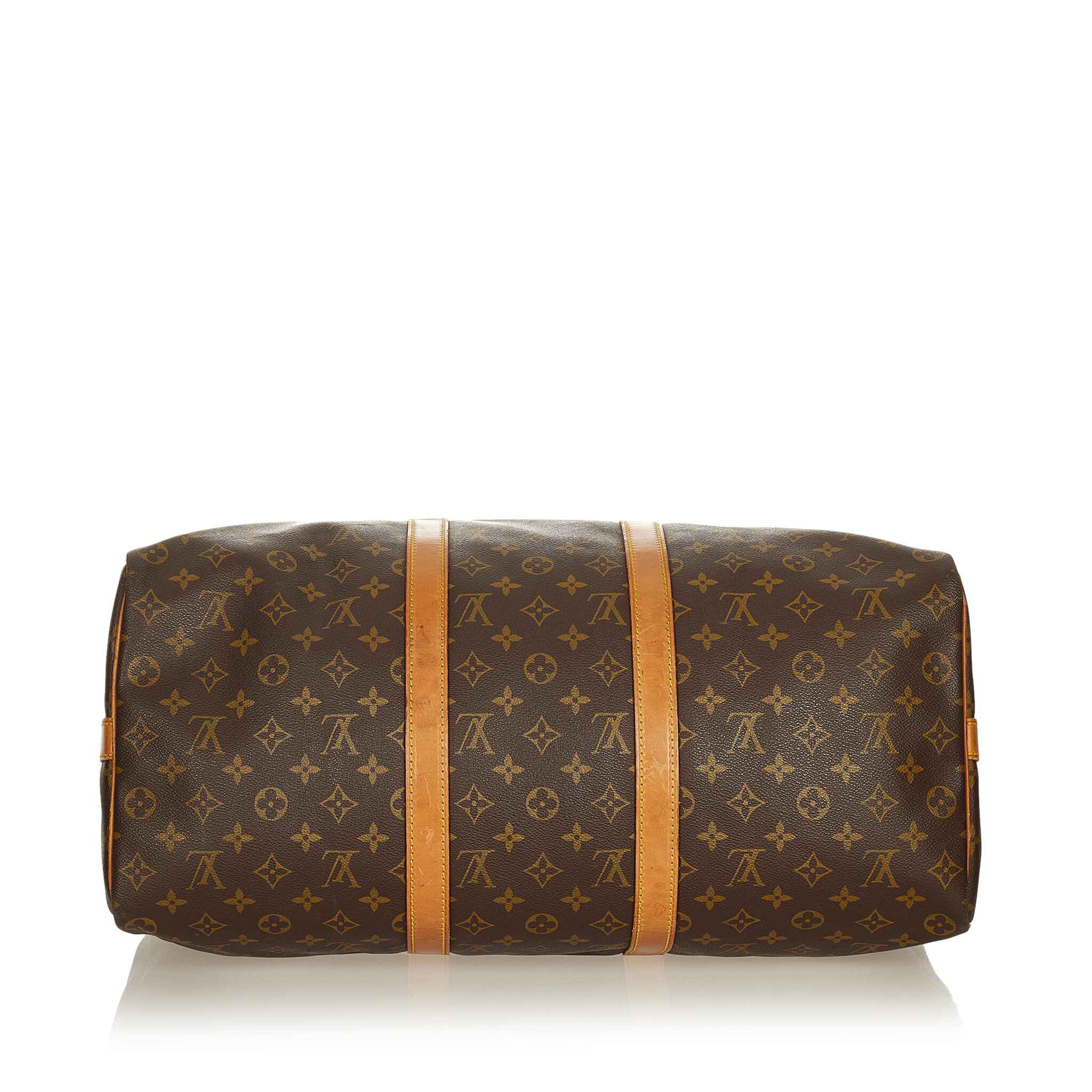 Louis Vuitton Monogram Keepall Bandouliere 50, ONESIZE, brown