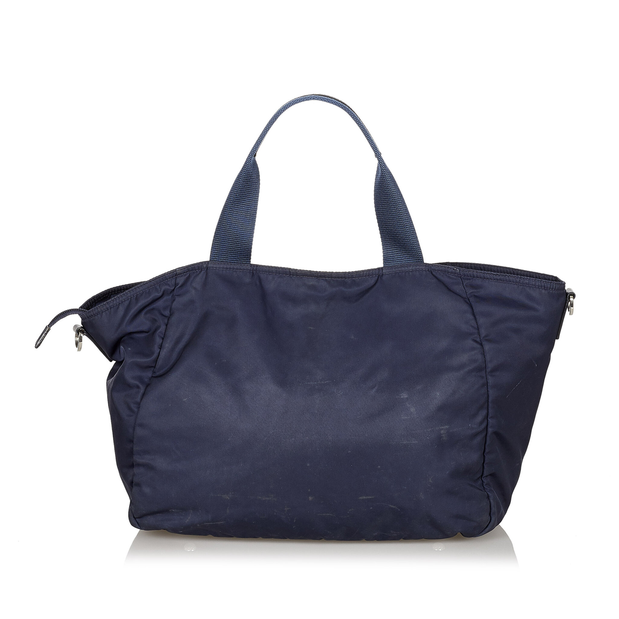 Prada Tessuto Travel Bag, ONESIZE, midnight blue
