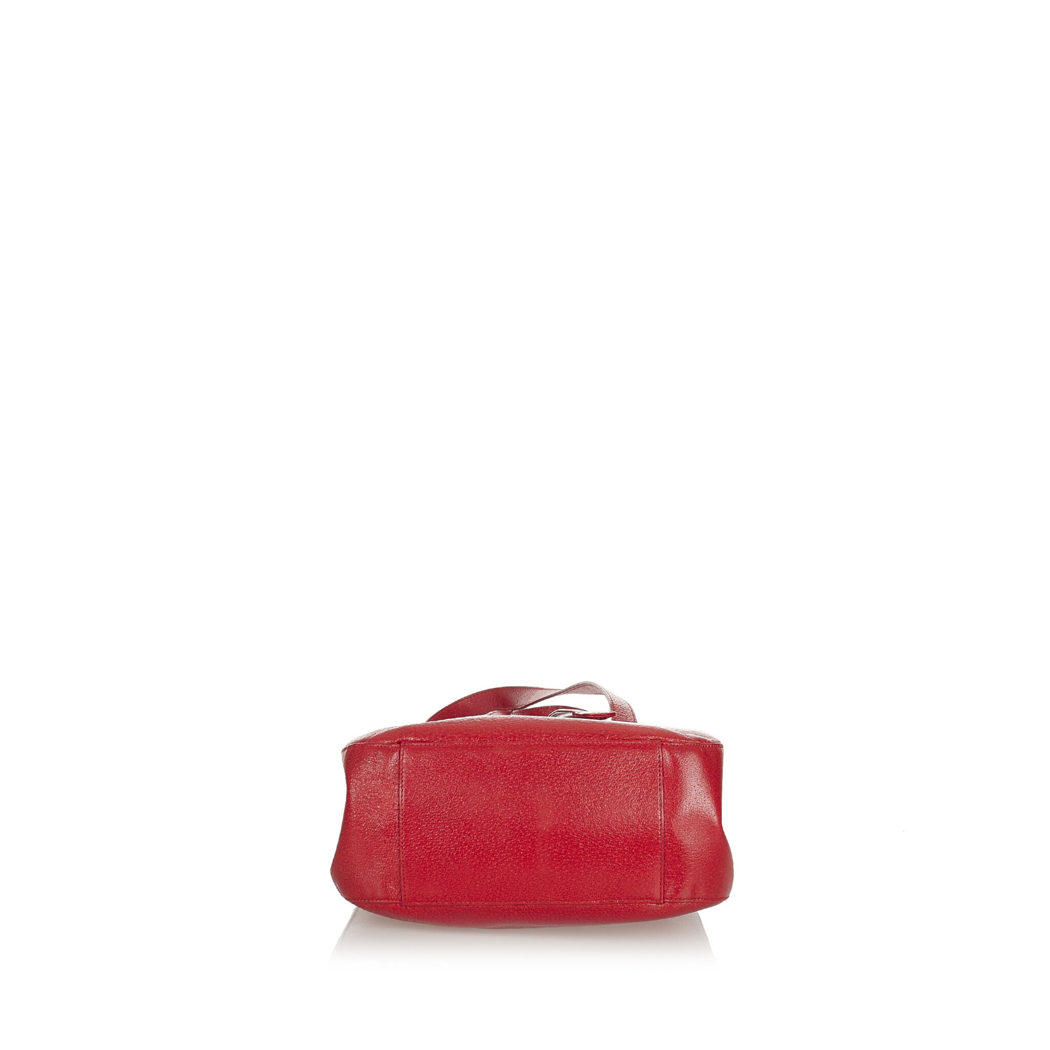 Gucci Leather Bucket Bag, ONESIZE, red
