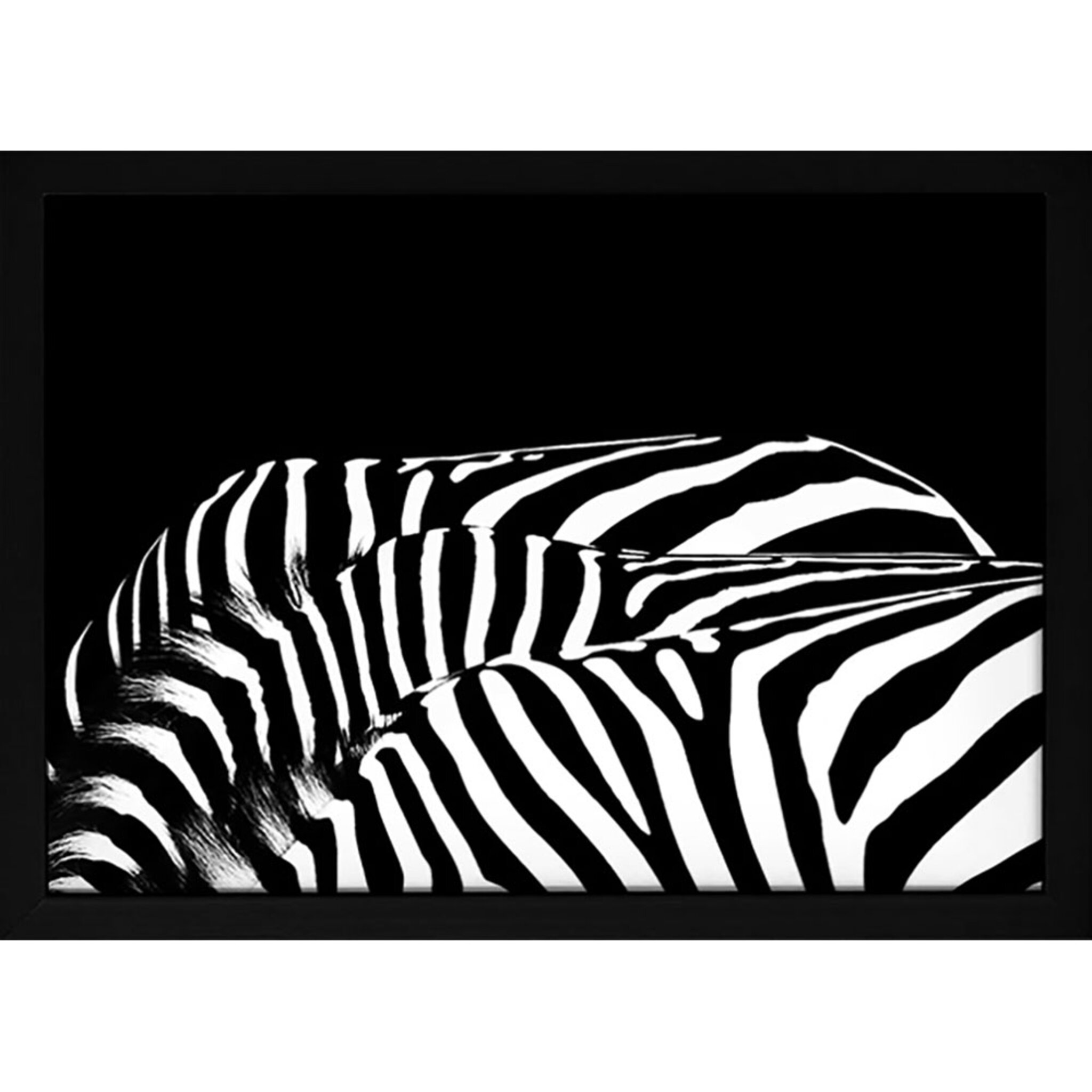 Poster Grafisk Design Zebra, 21x30 cm